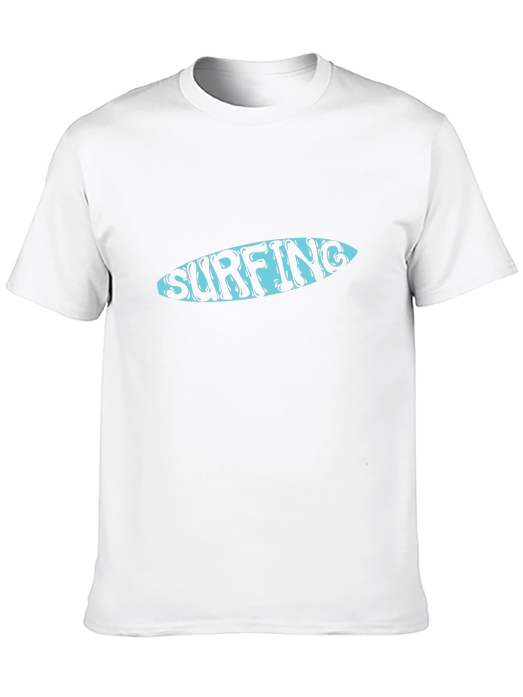 Surfing Graphic Black T-Shirt