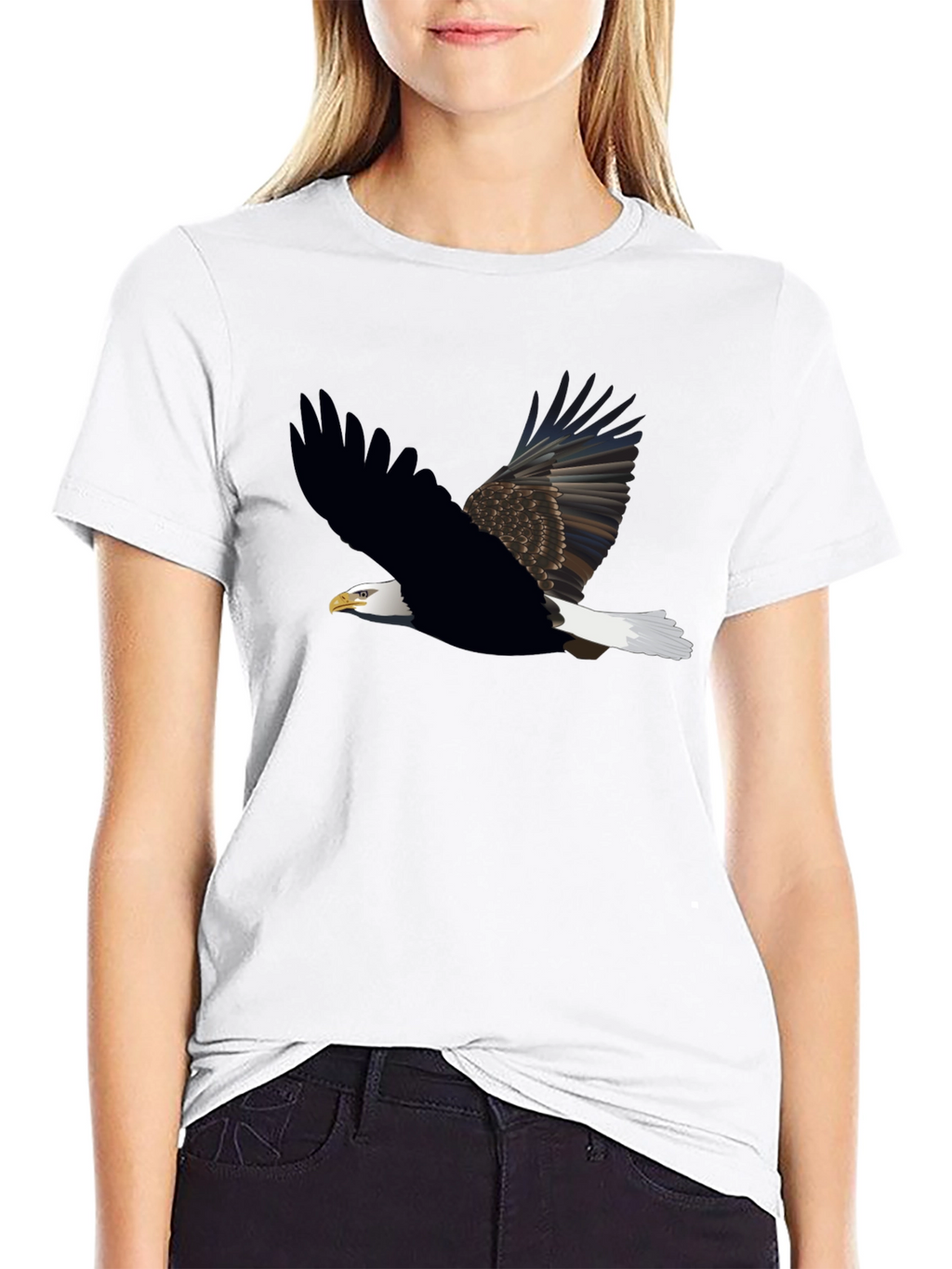 Eagle Graphic T-Shirt - Mens Black Tee