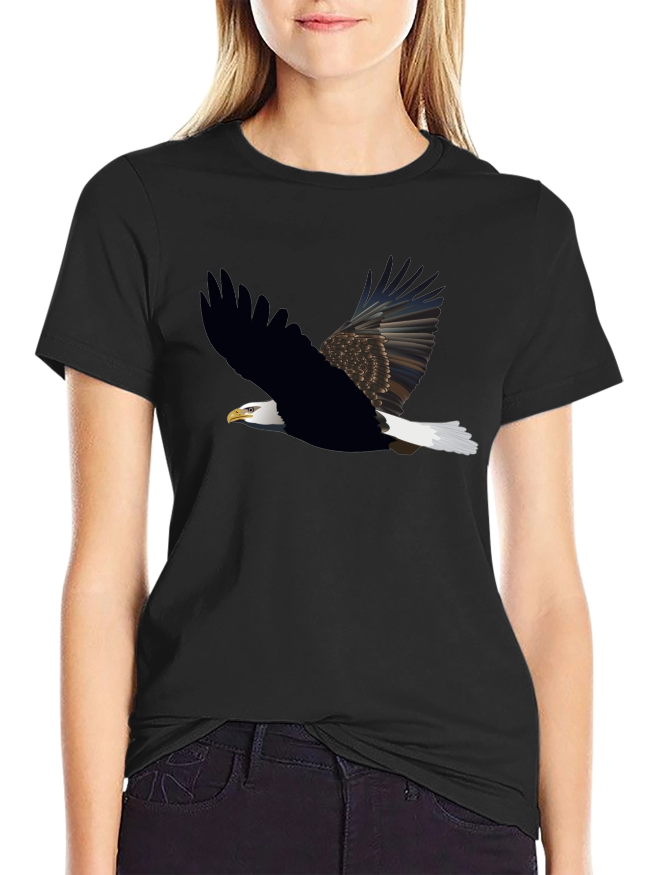 Eagle Graphic T-Shirt - Mens Black Tee