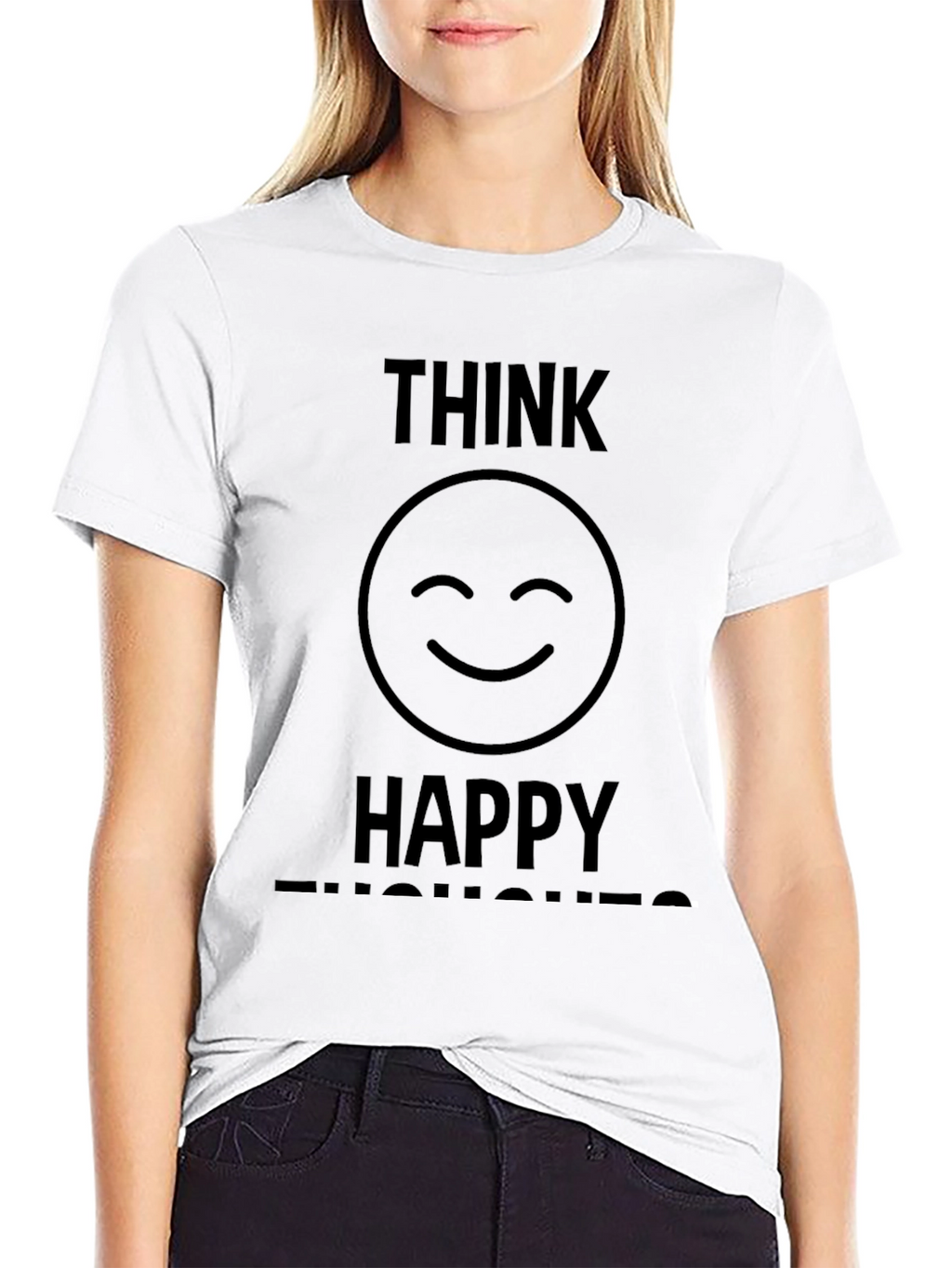 Think Happy Thoughts Graphic T-Shirt