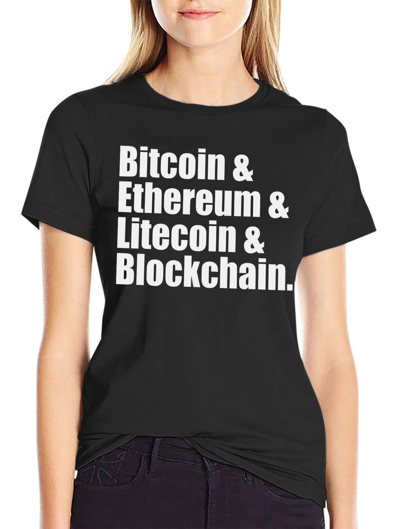 Crypto Enthusiast T-Shirt - Bitcoin Ethereum Litecoin & Blockchain