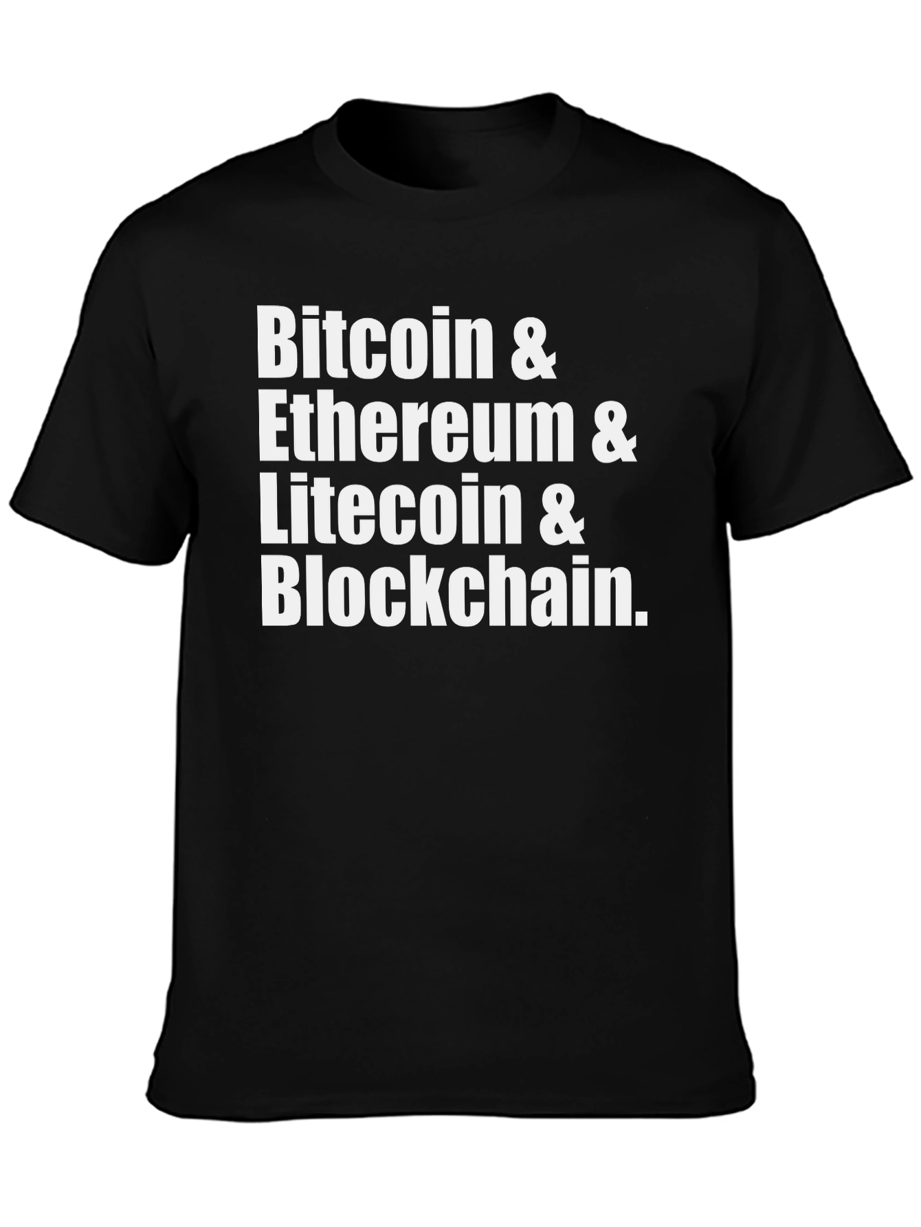 Crypto Enthusiast T-Shirt - Bitcoin Ethereum Litecoin & Blockchain