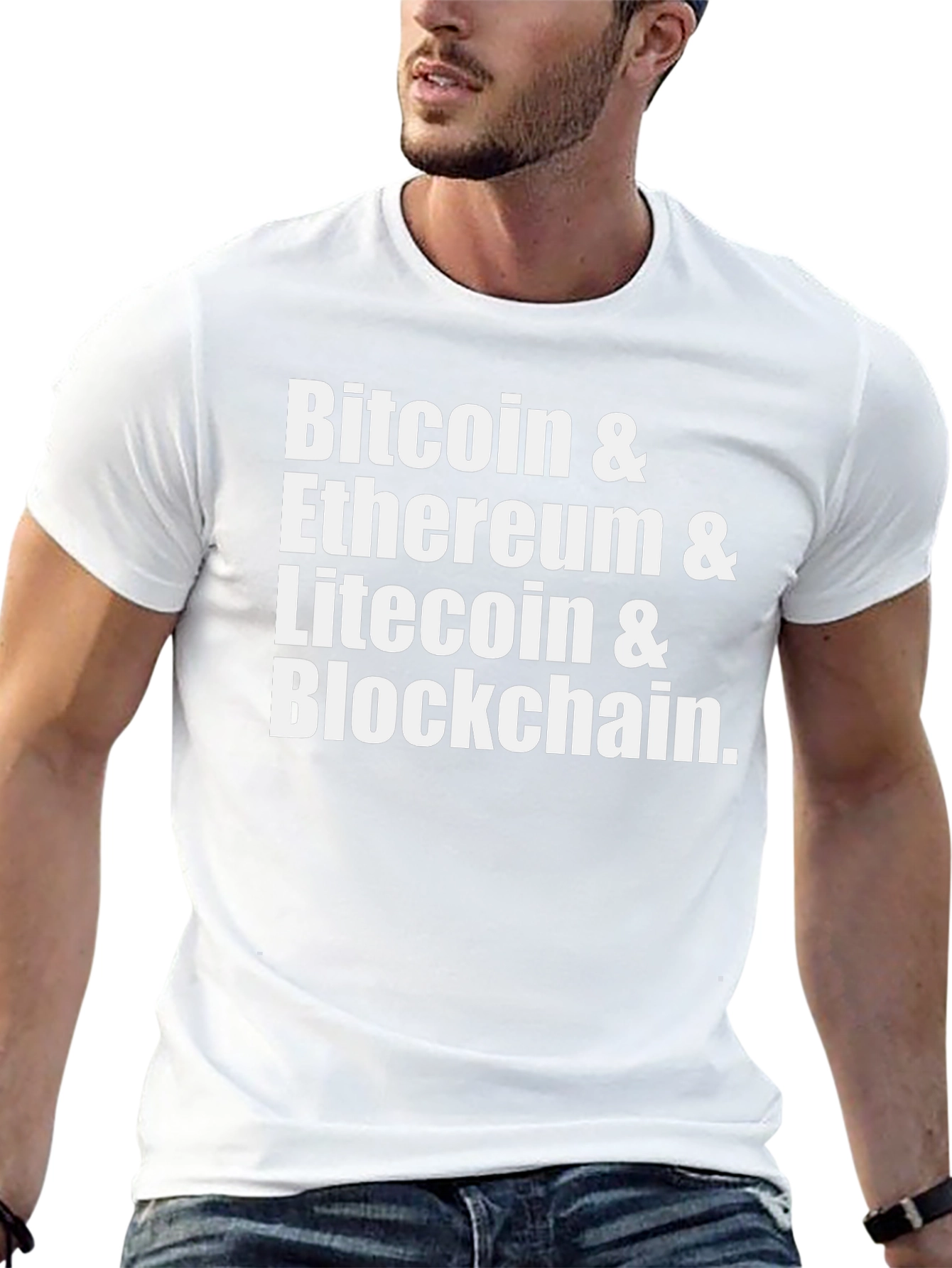 Crypto Enthusiast T-Shirt - Bitcoin Ethereum Litecoin & Blockchain