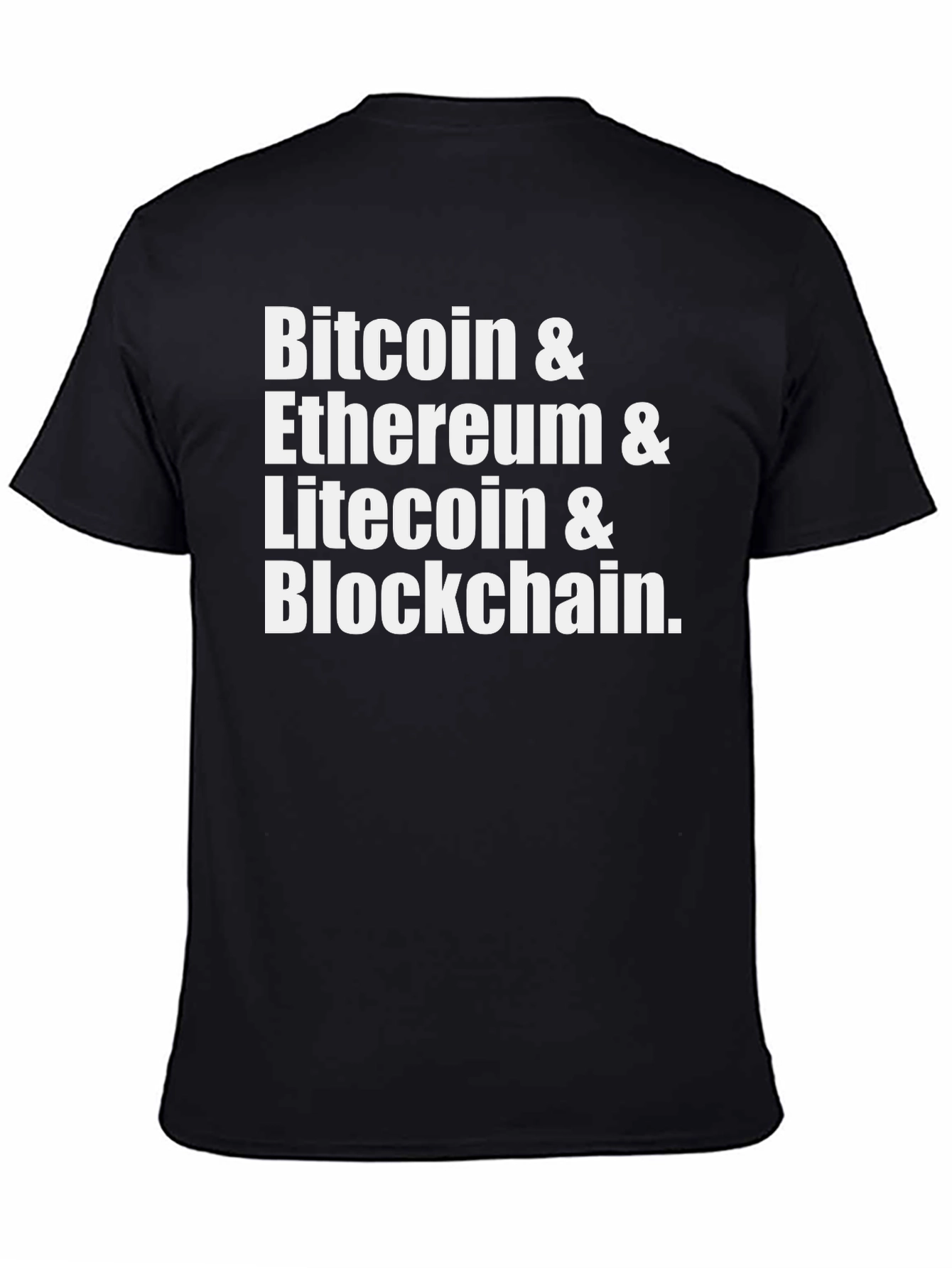 Crypto Enthusiast T-Shirt - Bitcoin Ethereum Litecoin & Blockchain