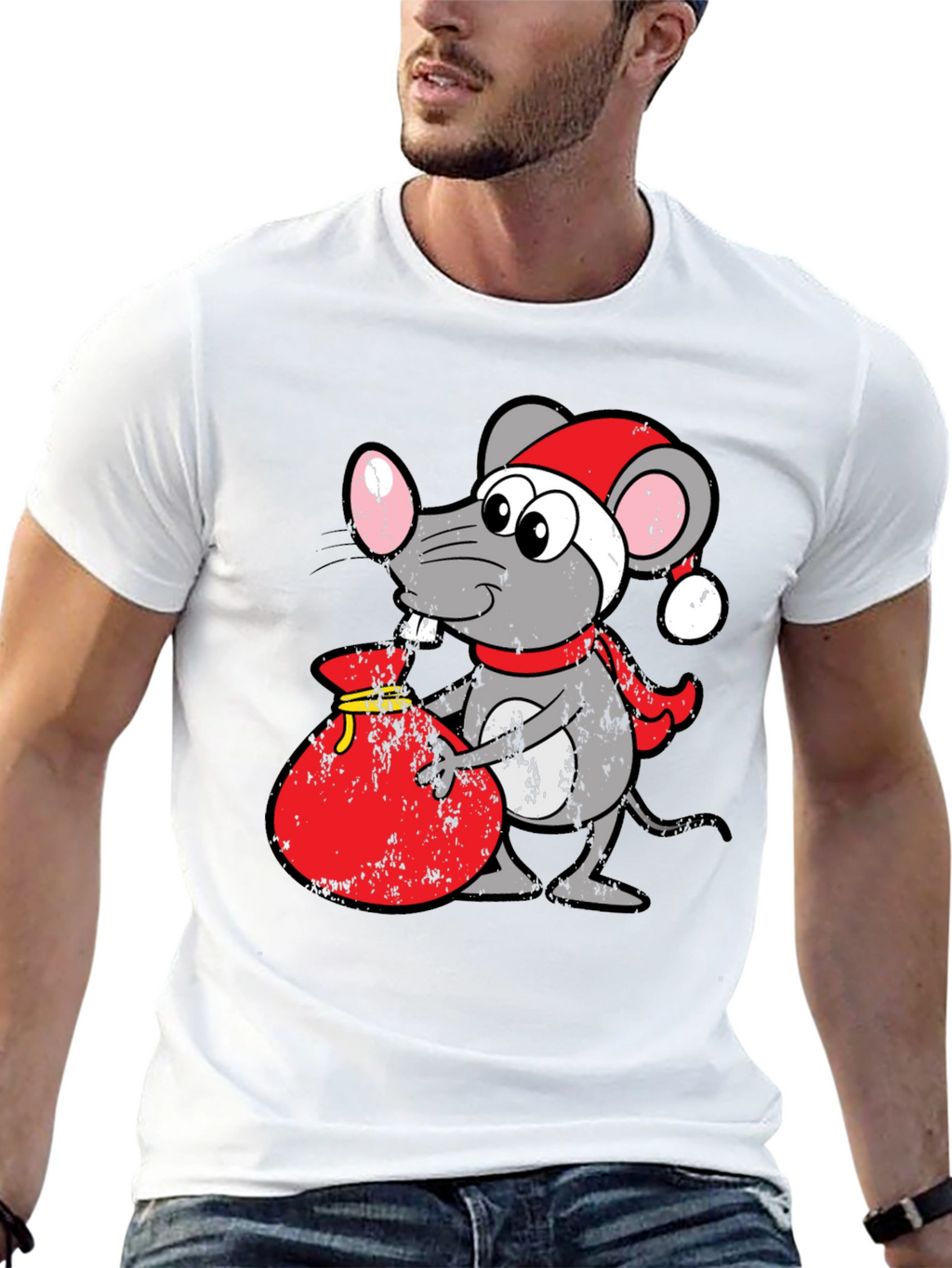 Festive Mouse Graphic Tee