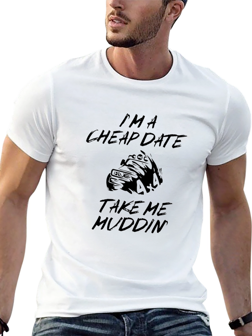 Im a Cheap Date Mudding Black T-Shirt