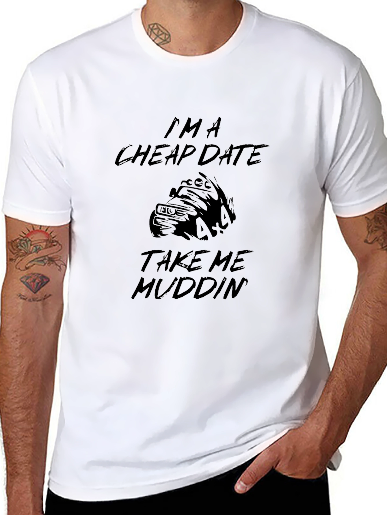Im a Cheap Date Mudding Black T-Shirt