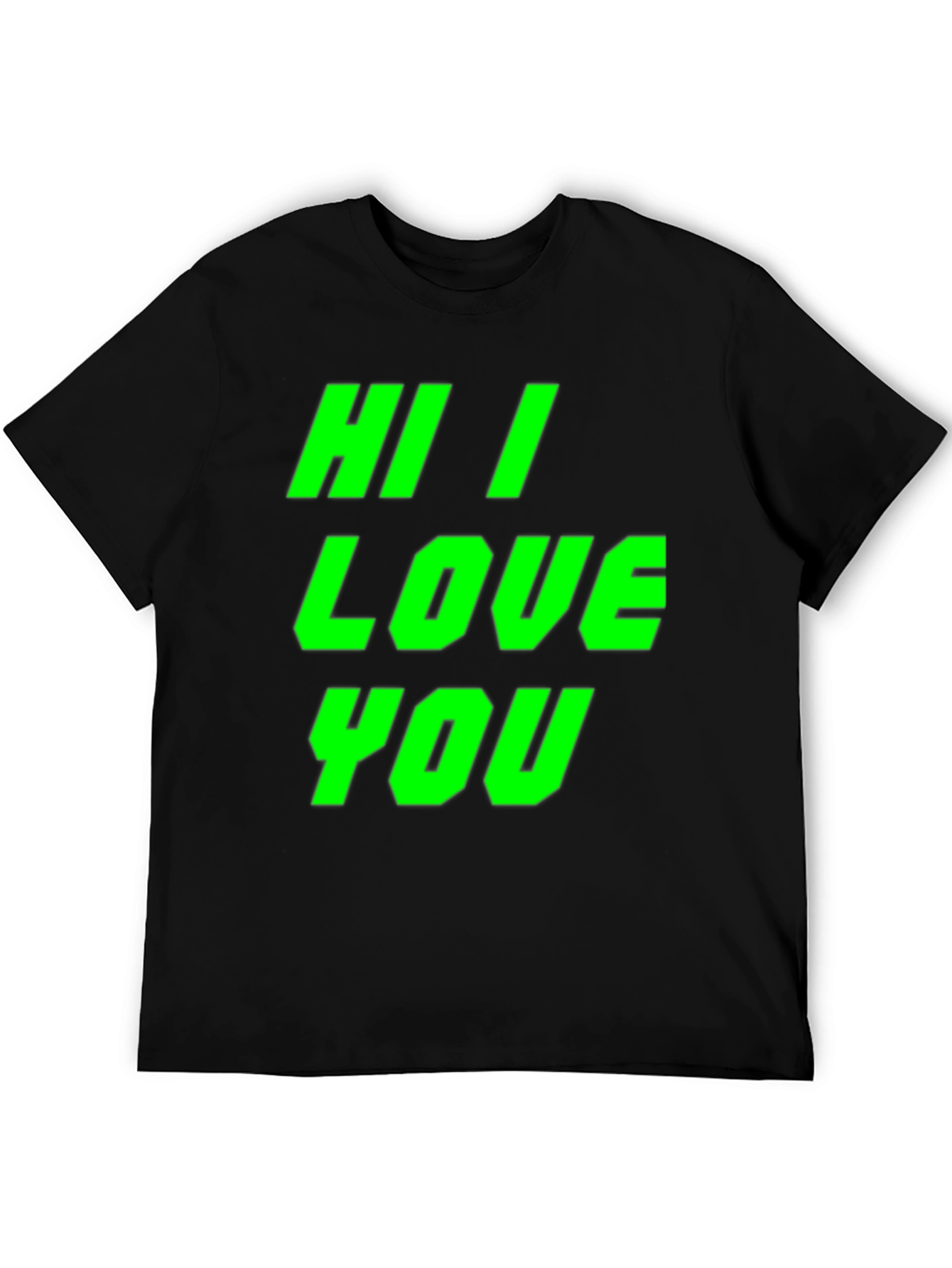 Hi I Love You Graphic Tee - Bold Statement Shirt