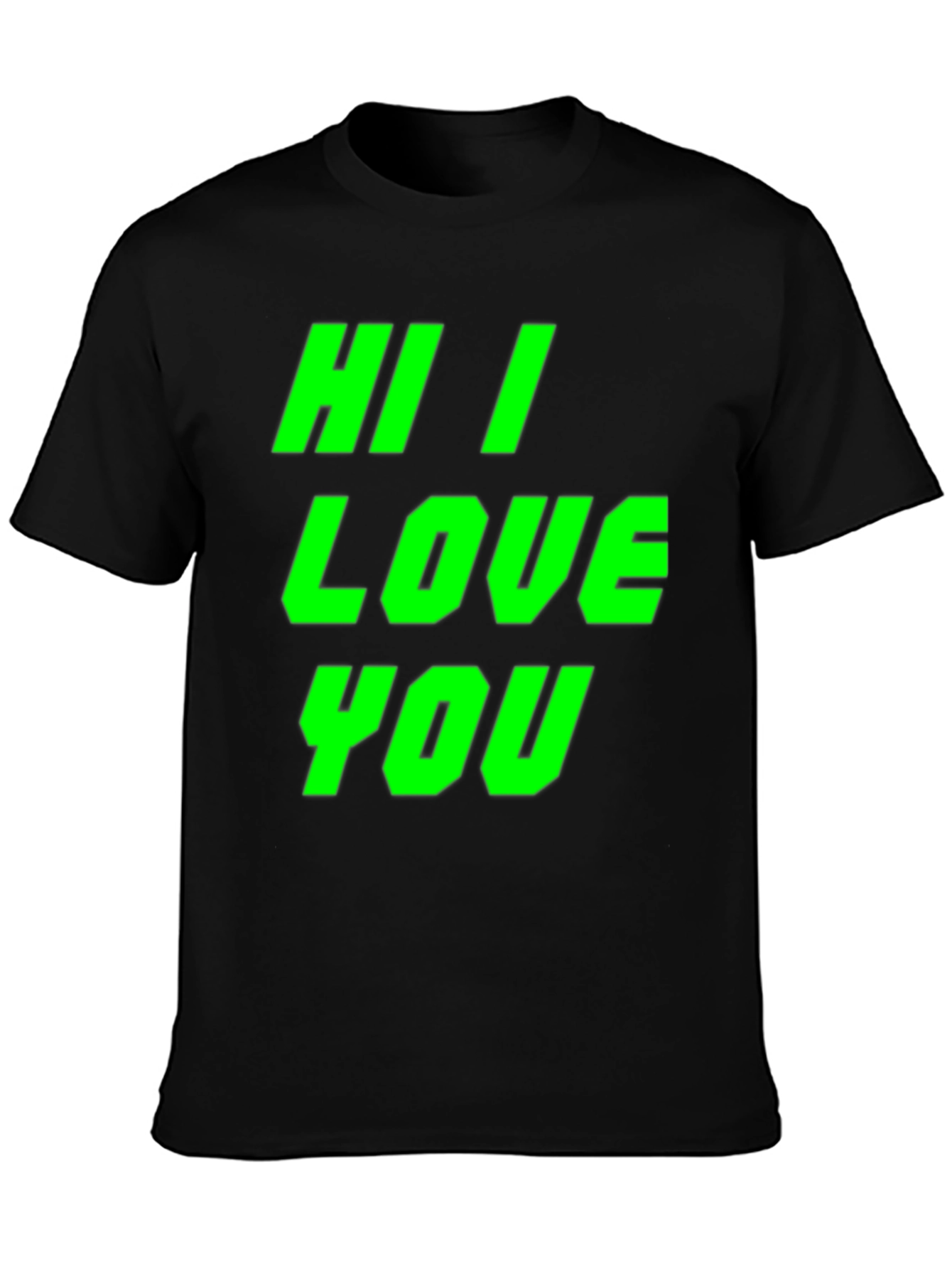 Hi I Love You Graphic Tee - Bold Statement Shirt