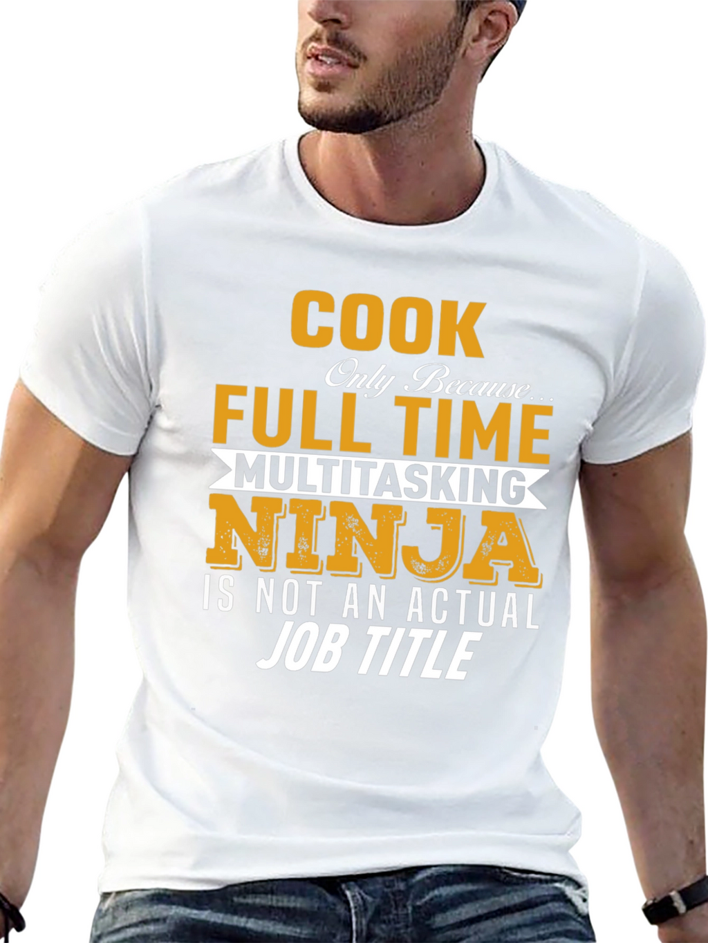 Cook Full Time Multitasking Ninja T-Shirt