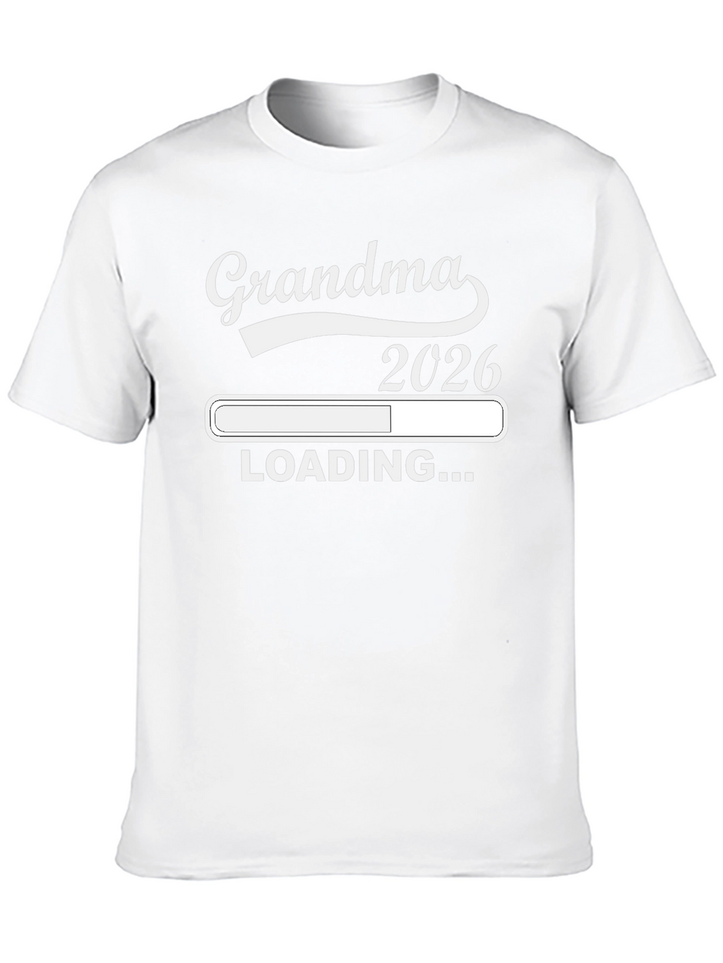 Grandma 2026 Loading Black T-Shirt