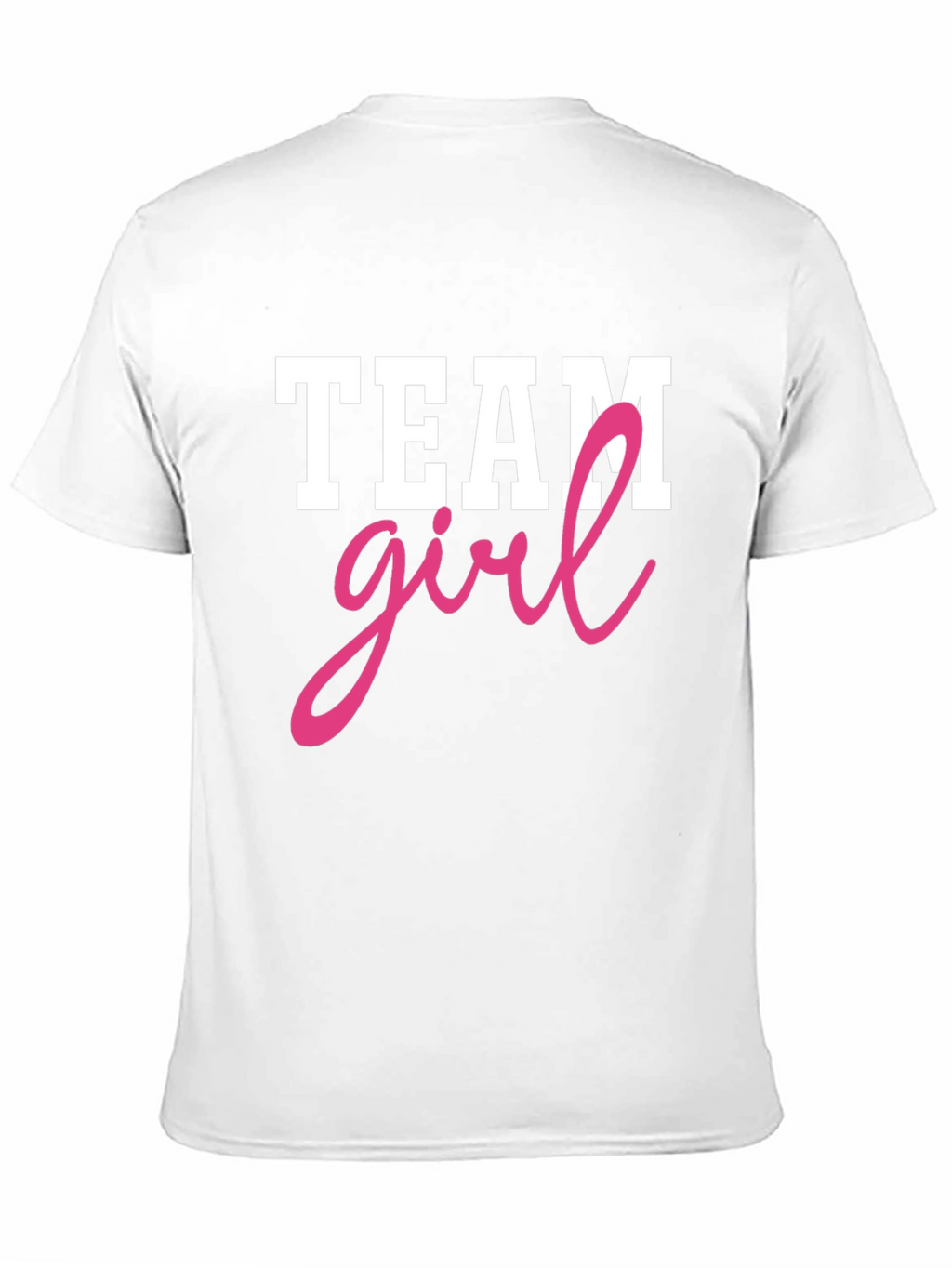 Team Girl T-Shirt - Baby Gender Reveal Party