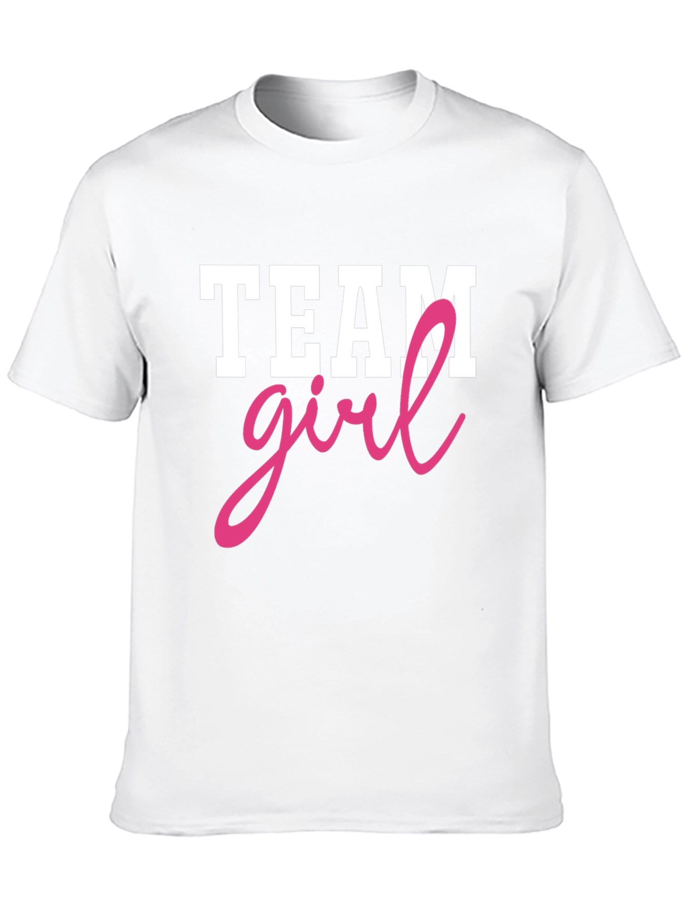 Team Girl T-Shirt - Baby Gender Reveal Party