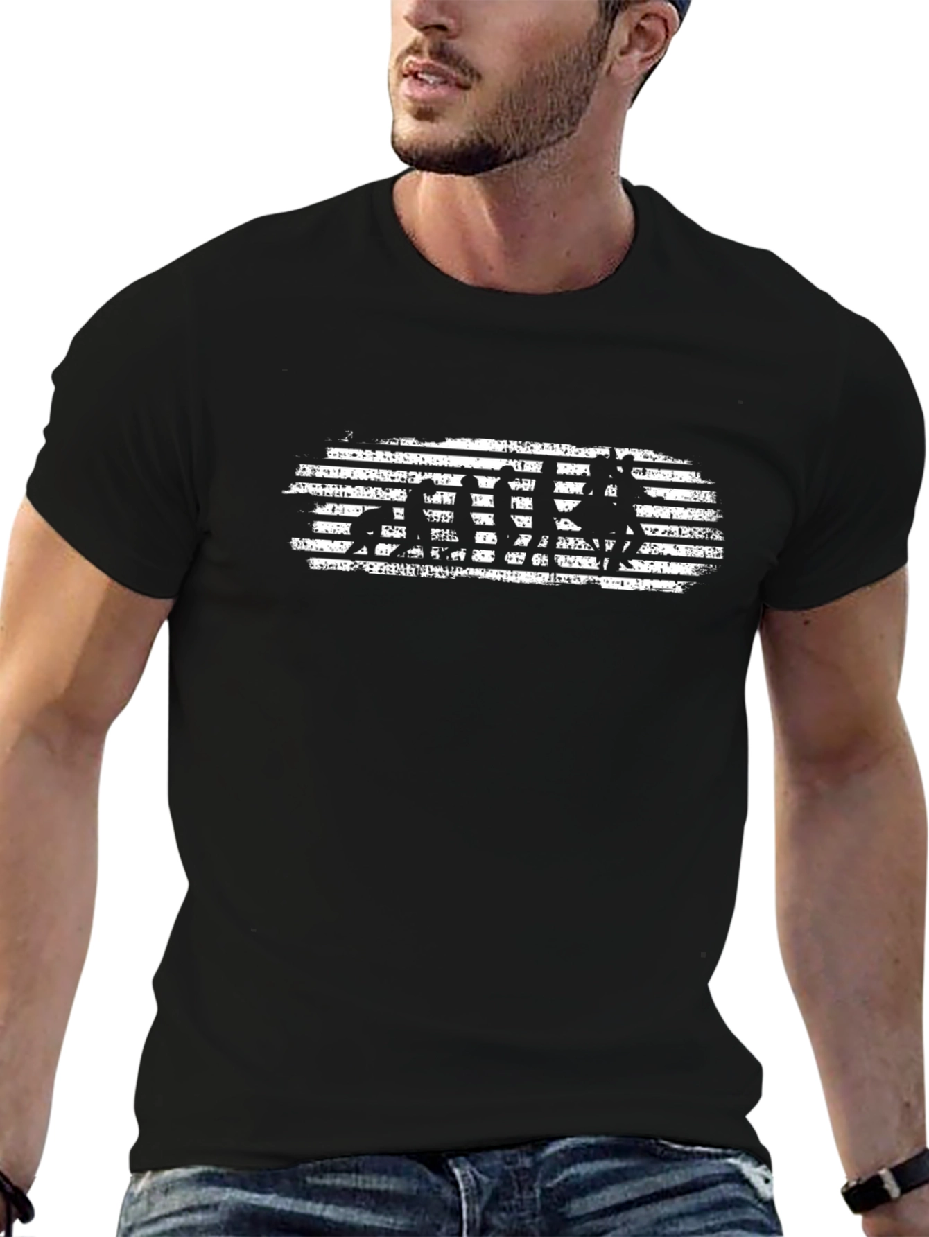 Evolution of Disc Golf Black T-Shirt