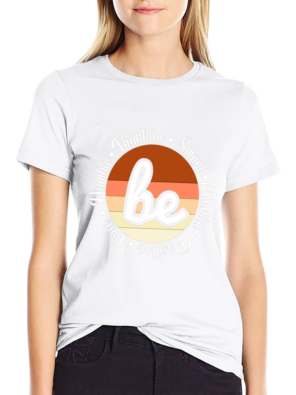 Be Thankful Inspirational Graphic Tee