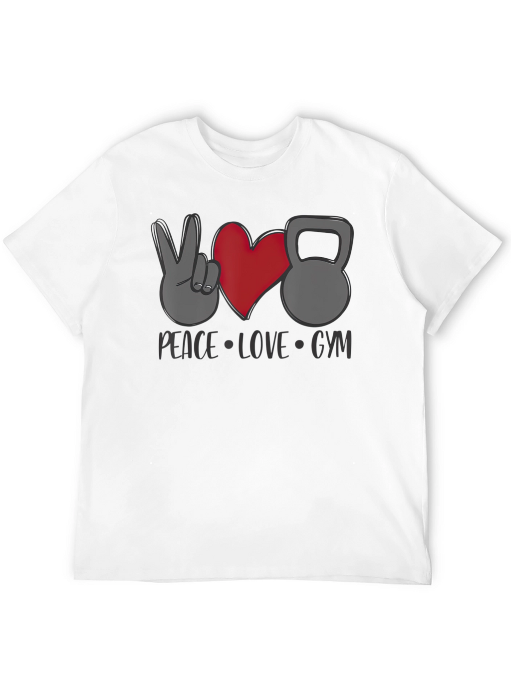 Peace Love Gym Graphic Tee