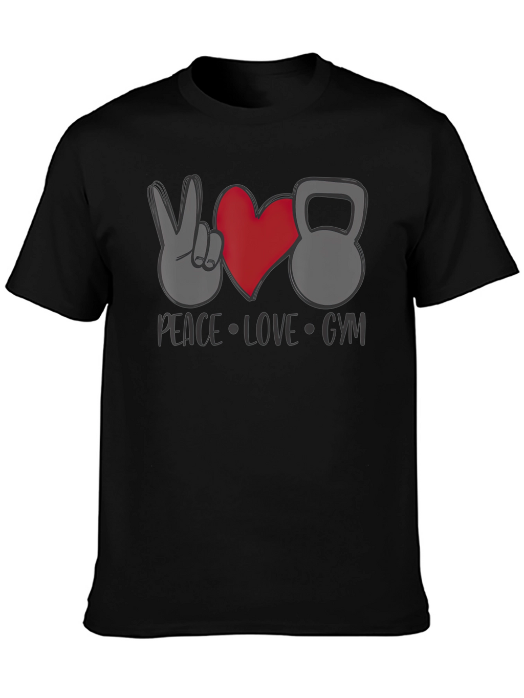 Peace Love Gym Graphic Tee