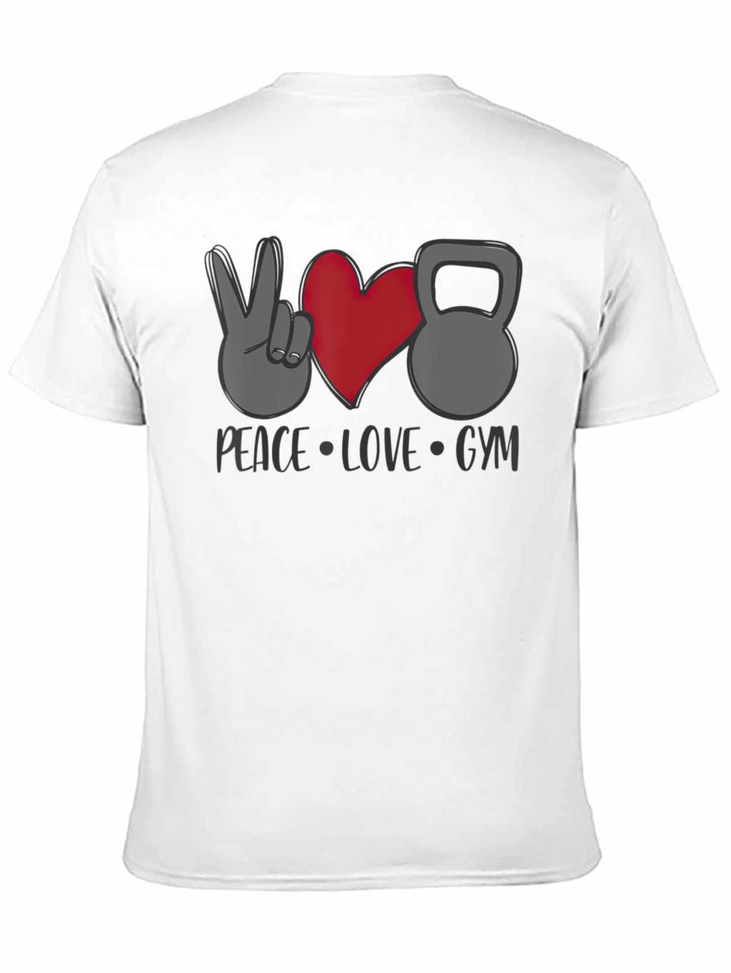 Peace Love Gym Graphic Tee
