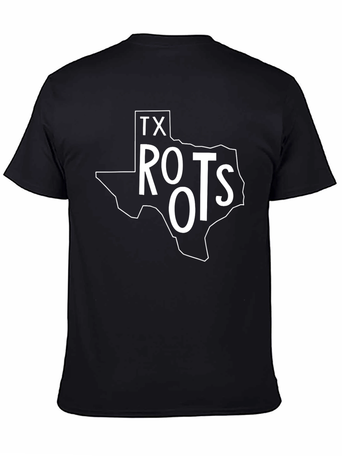 Texas Roots Graphic T-Shirt - Black