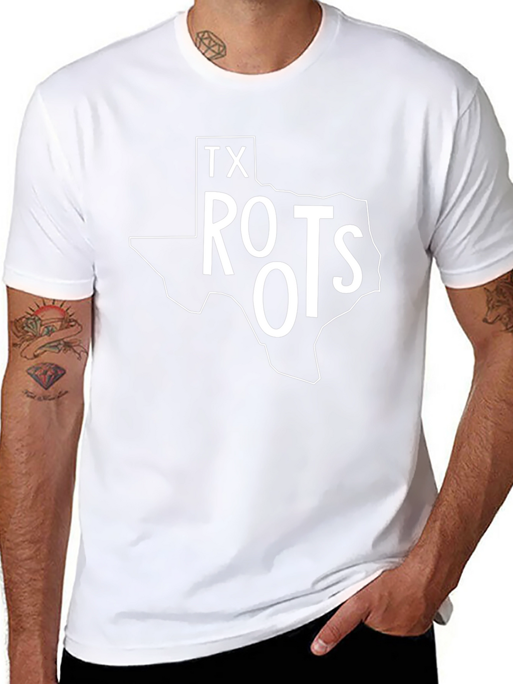 Texas Roots Graphic T-Shirt - Black
