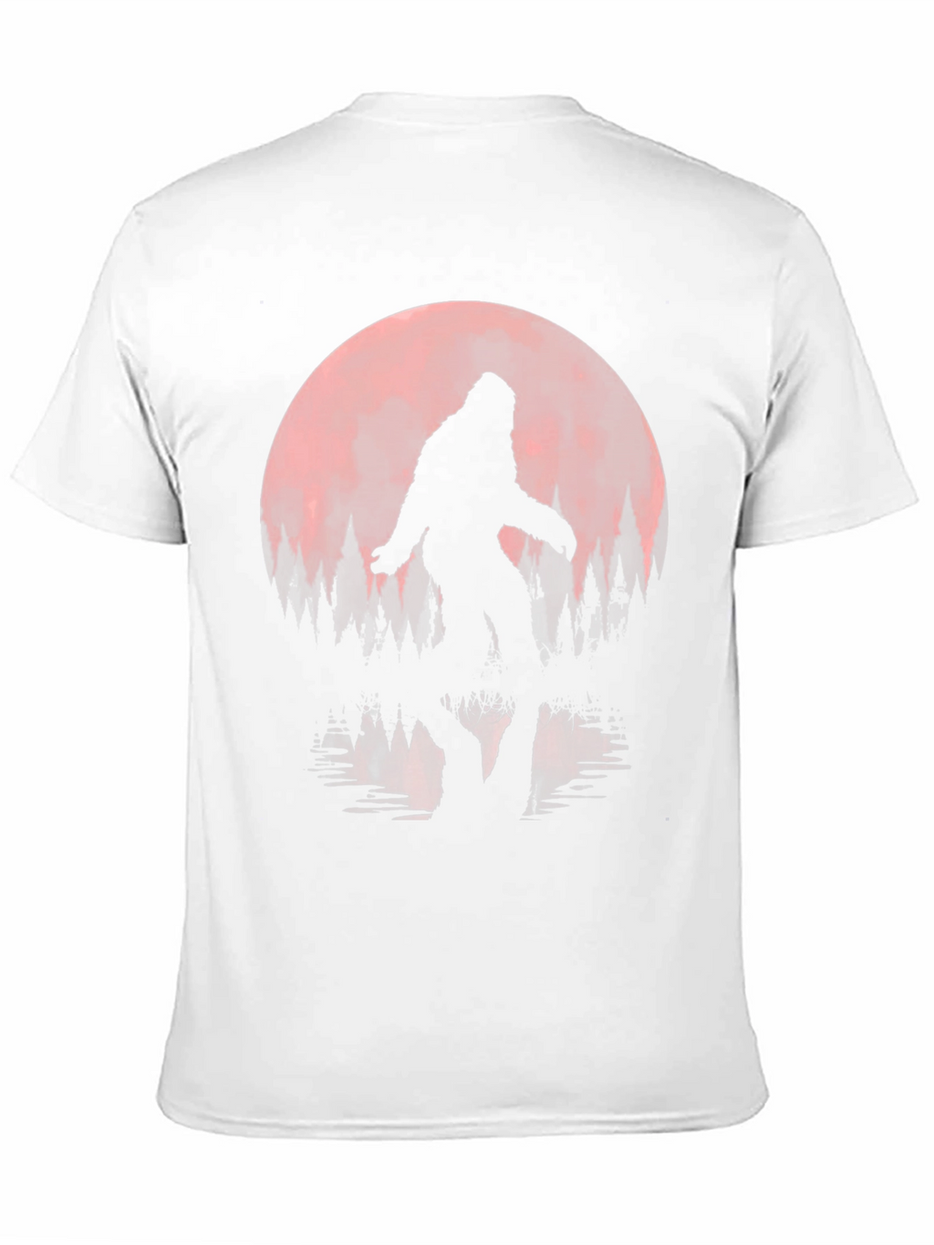Bigfoot Moon Mens Graphic Tee