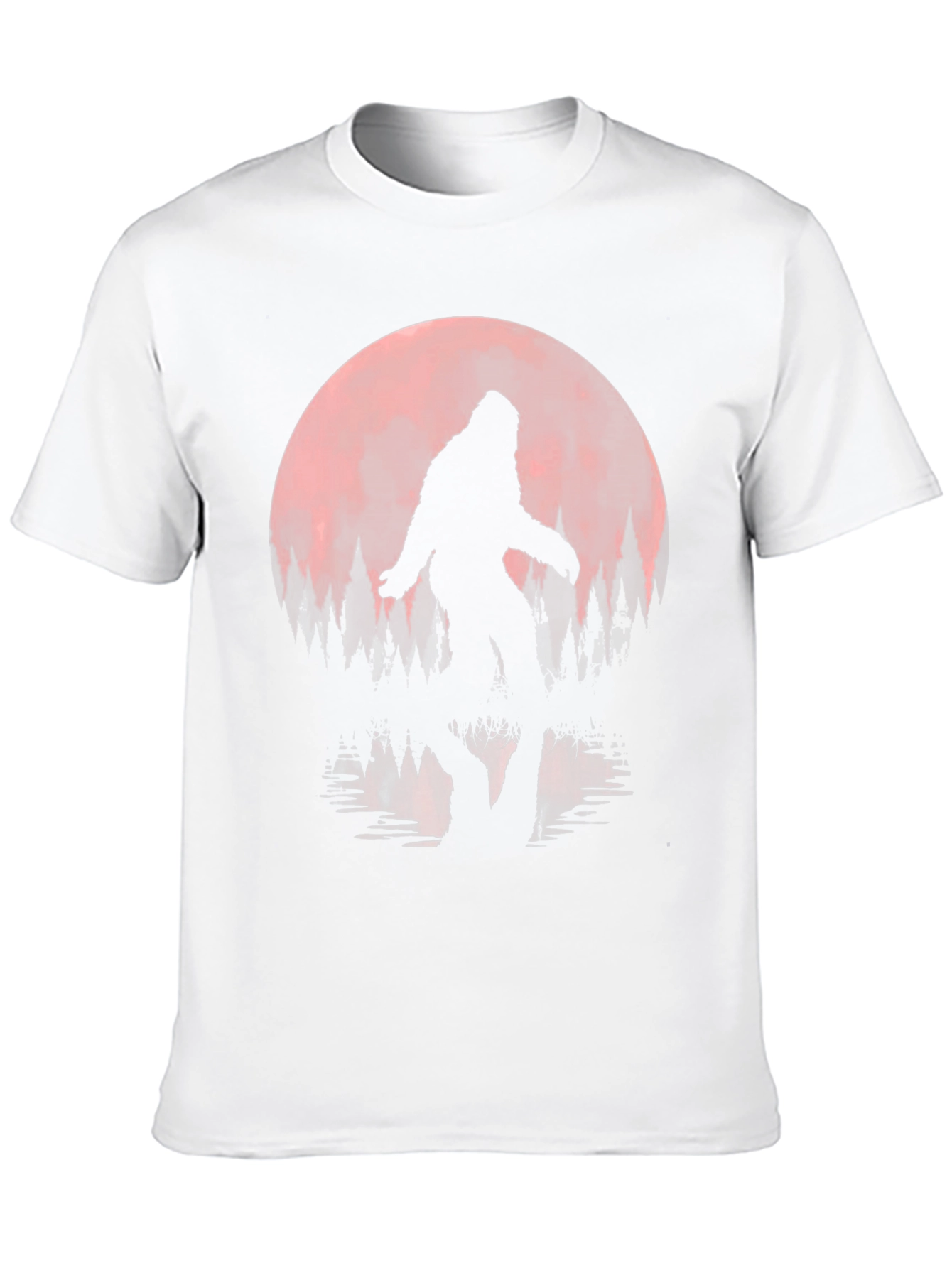Bigfoot Moon Mens Graphic Tee