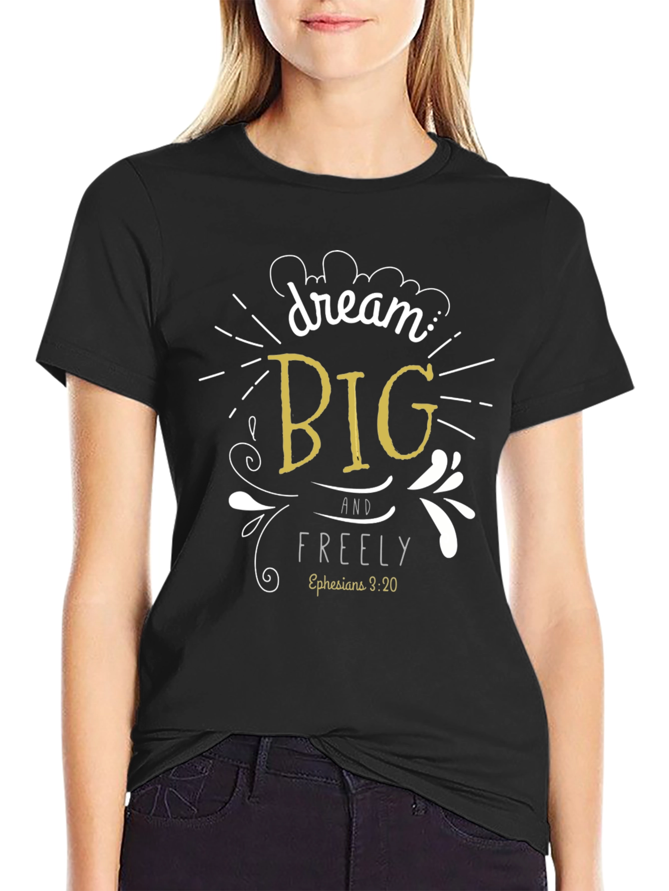 Dream Big Graphic T-Shirt - Inspirational Tee