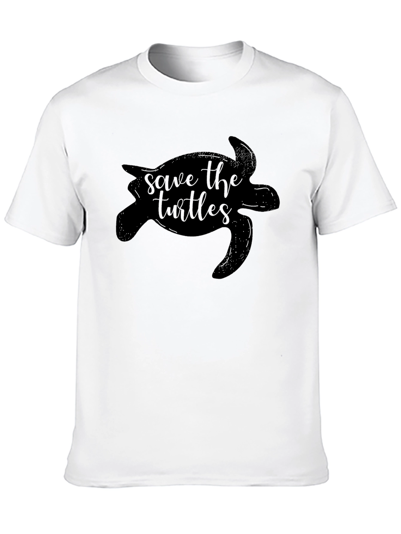 Save the Turtles Graphic Tee - Black