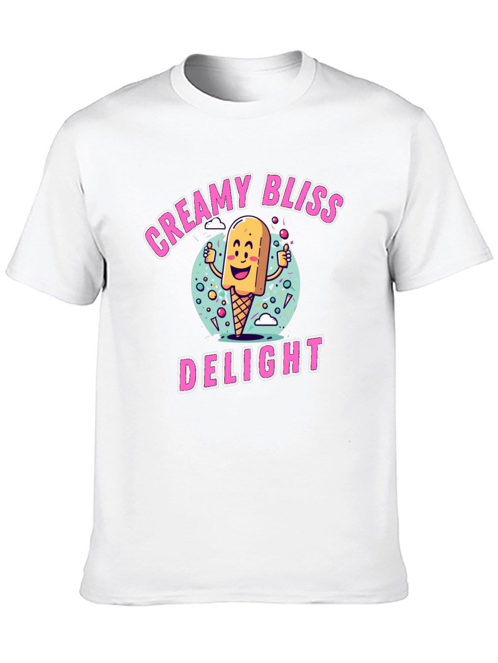 Creamy Bliss Delight Graphic T-Shirt