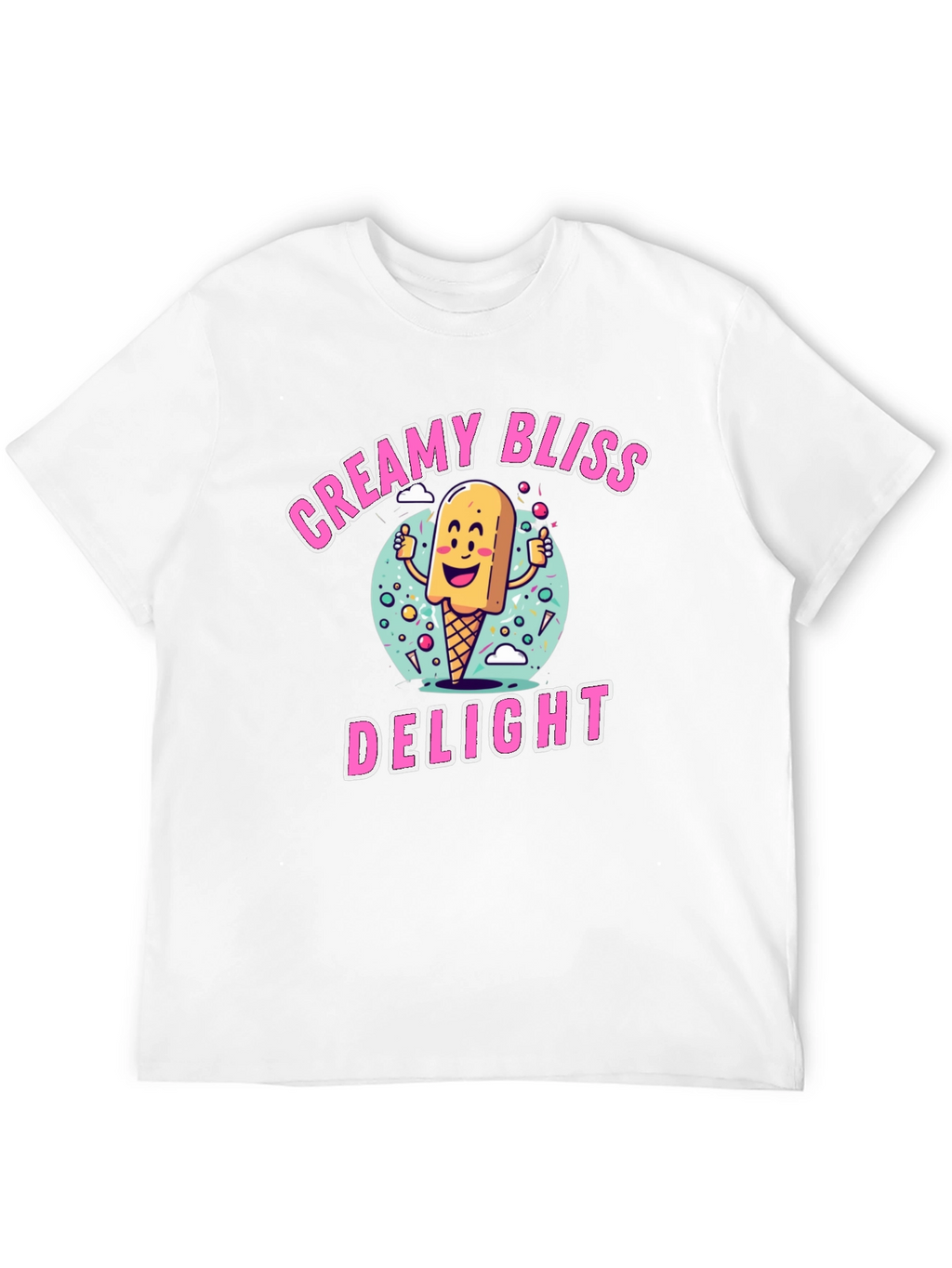 Creamy Bliss Delight Graphic T-Shirt
