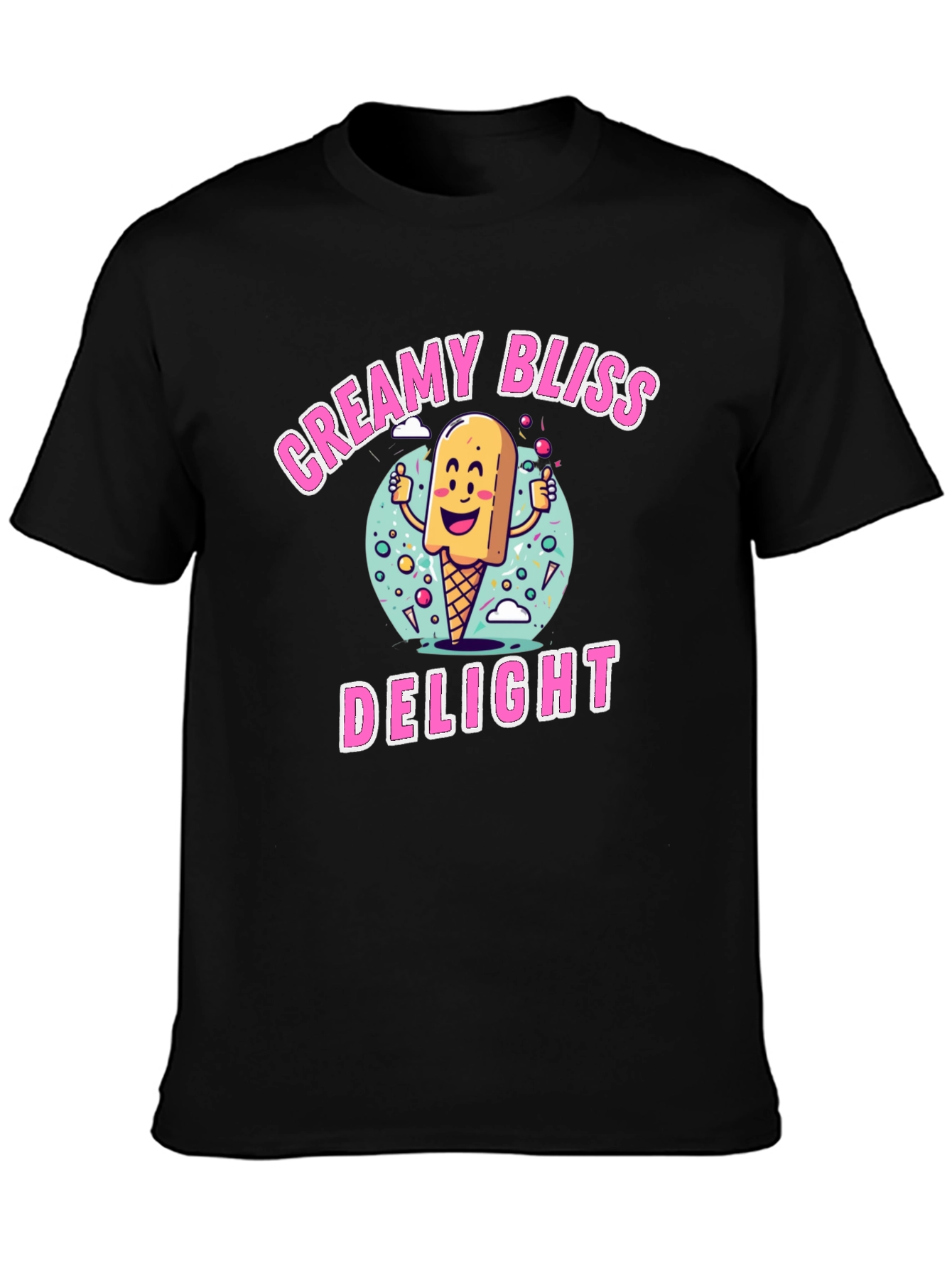 Creamy Bliss Delight Graphic T-Shirt