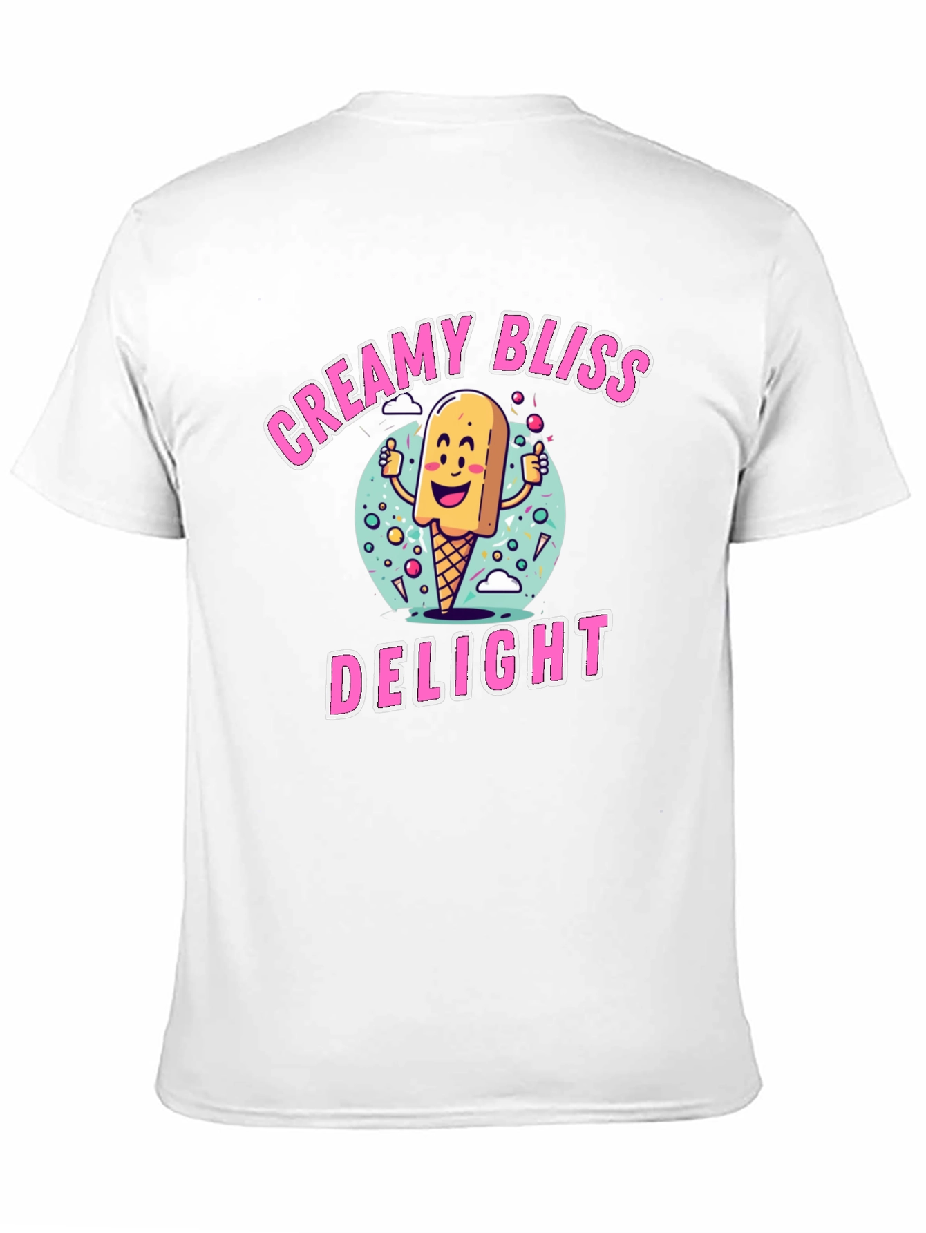 Creamy Bliss Delight Graphic T-Shirt
