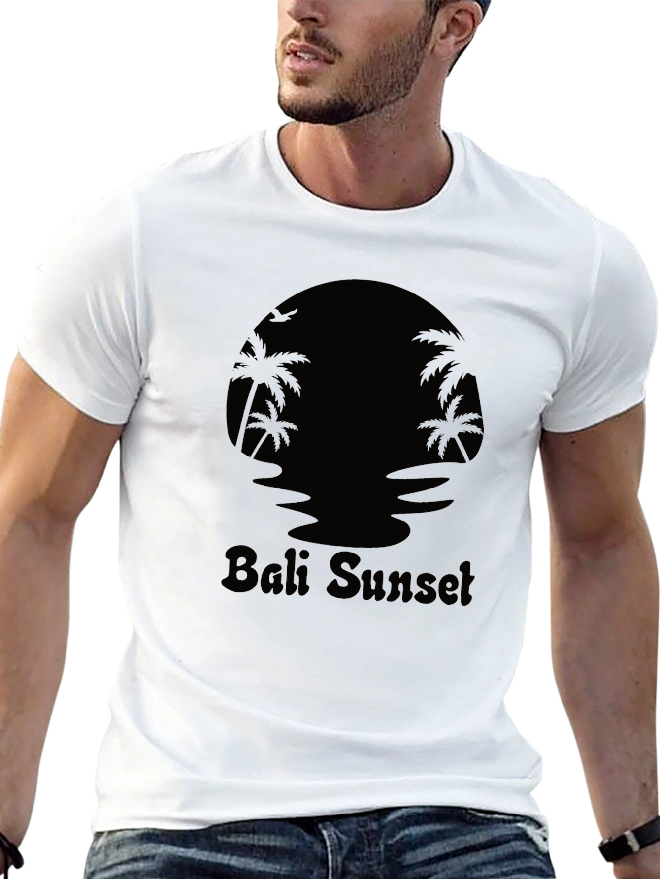 Bali Sunset Graphic T-Shirt - Island Life Vibes