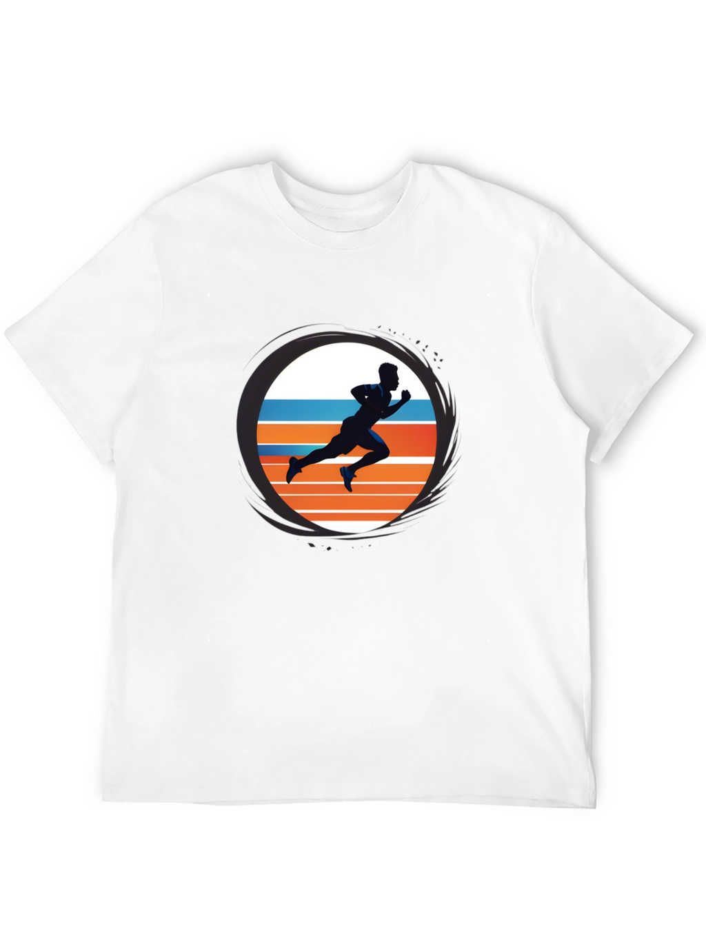 Runner Graphic Tee - Sporty Black T-Shirt