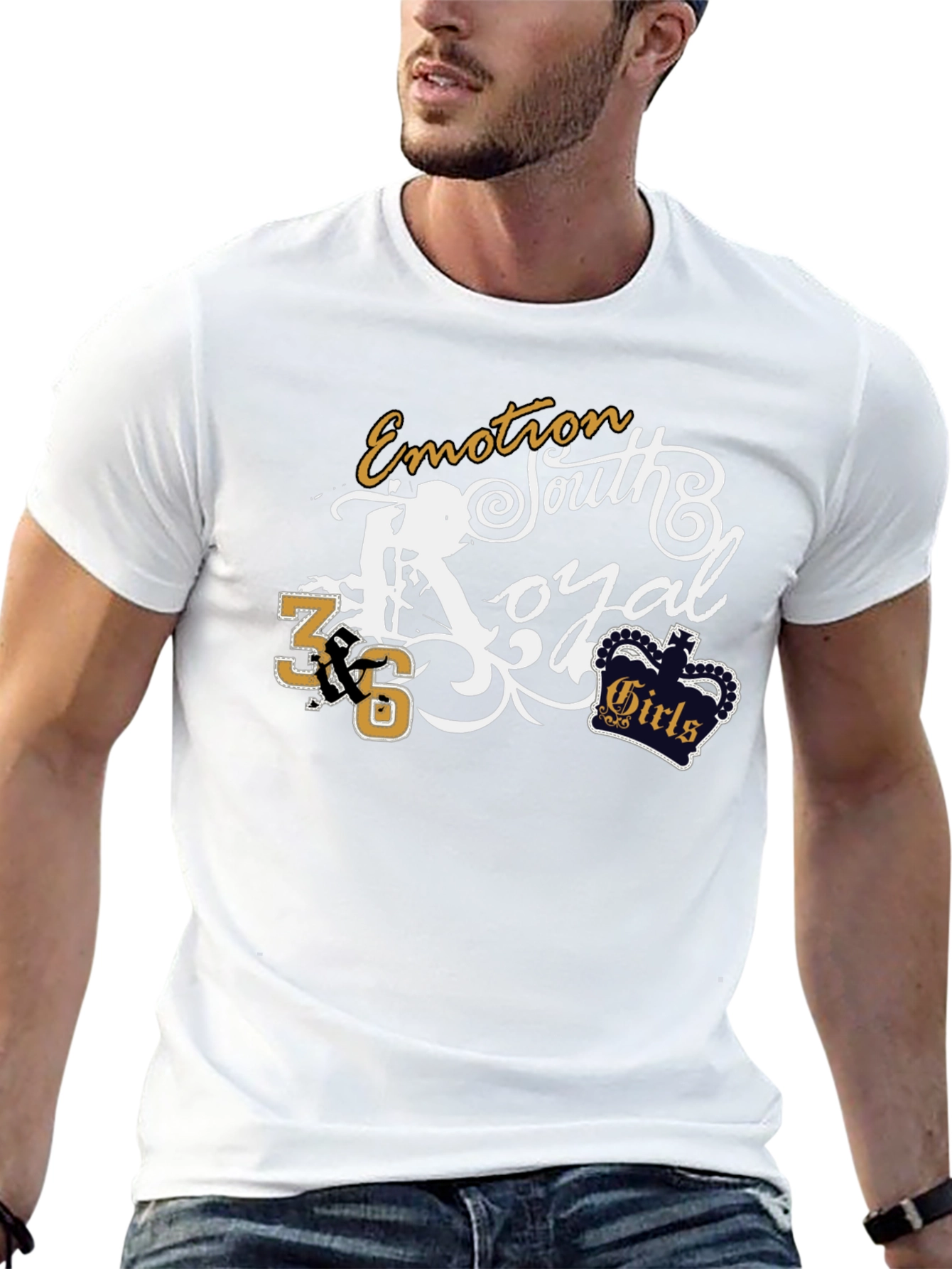 Emotion South Royal T-Shirt - Graphic Tee