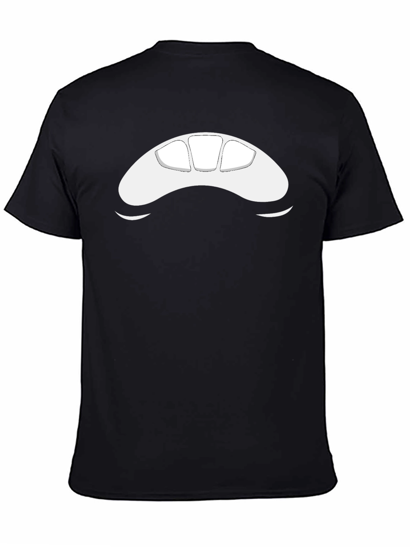 Abstract Face Black T-Shirt