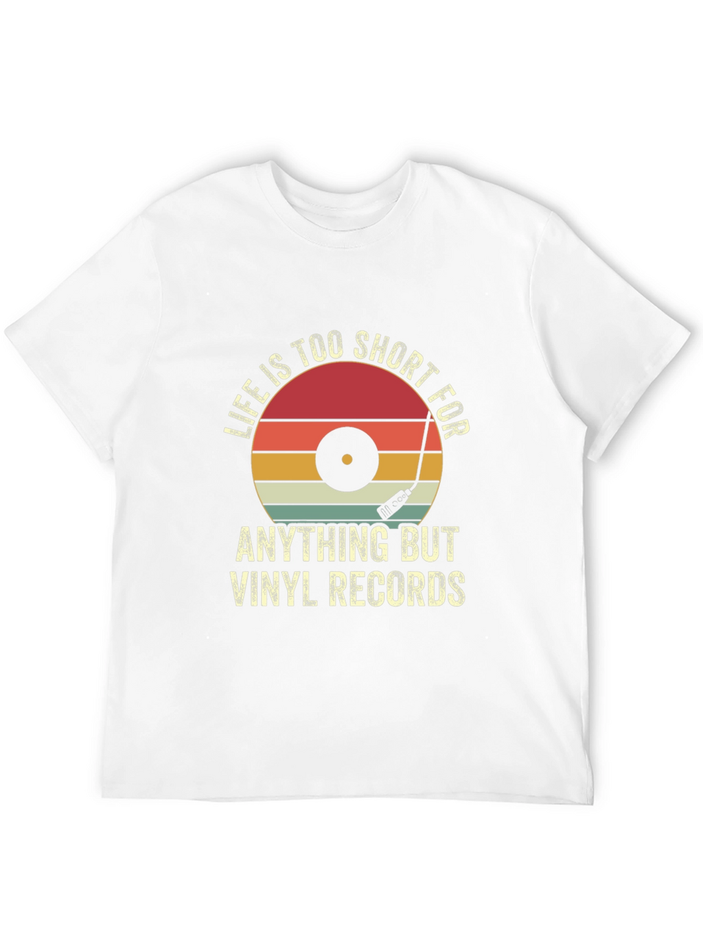 Vinyl Records Graphic T-Shirt