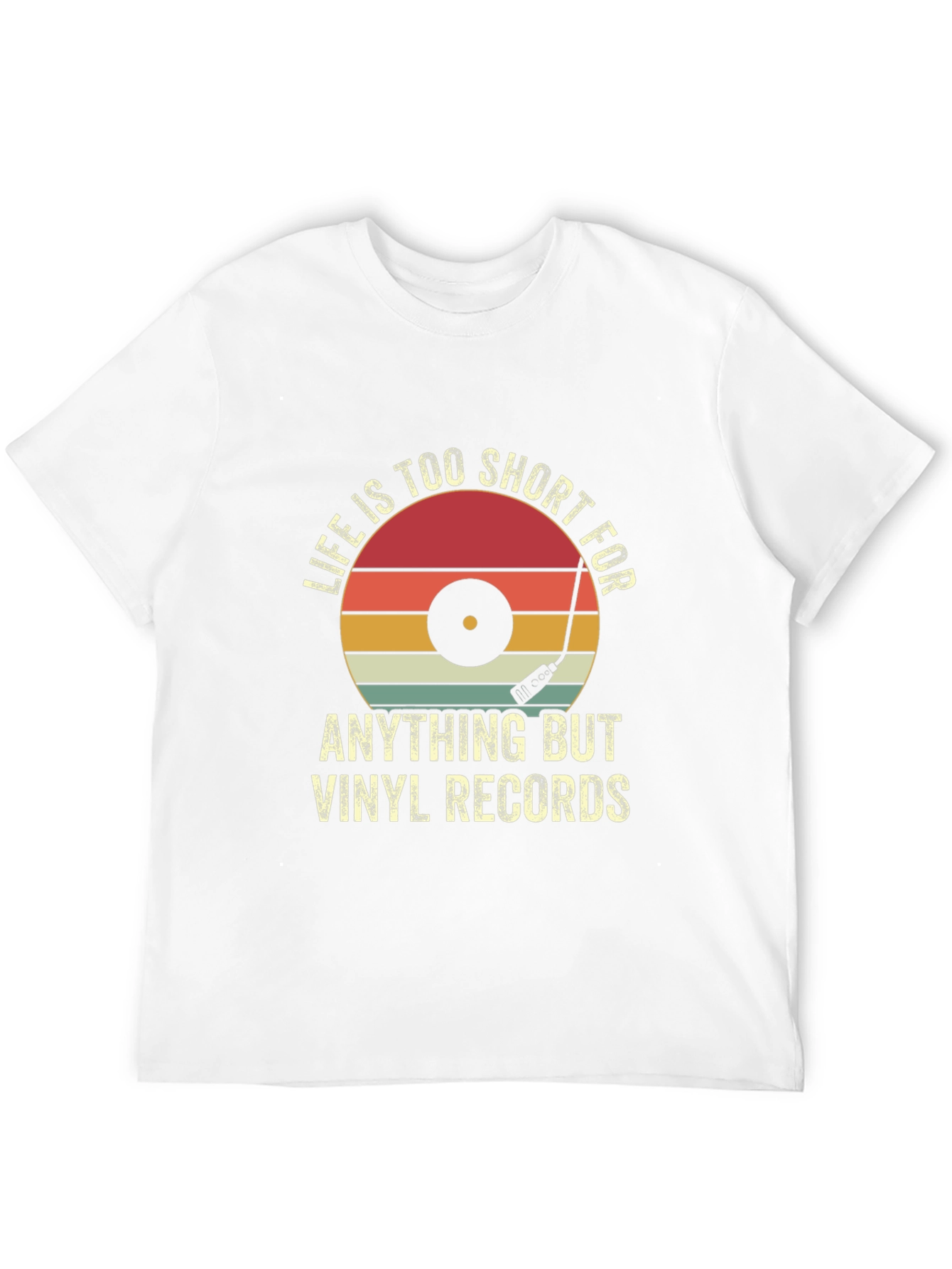 Vinyl Records Graphic T-Shirt