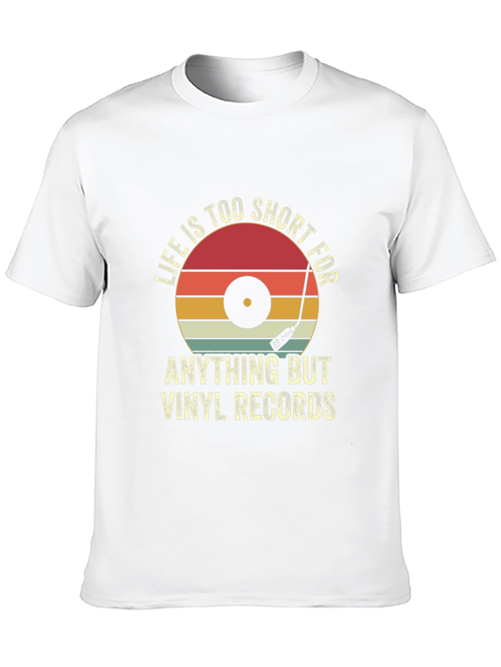 Vinyl Records Graphic T-Shirt