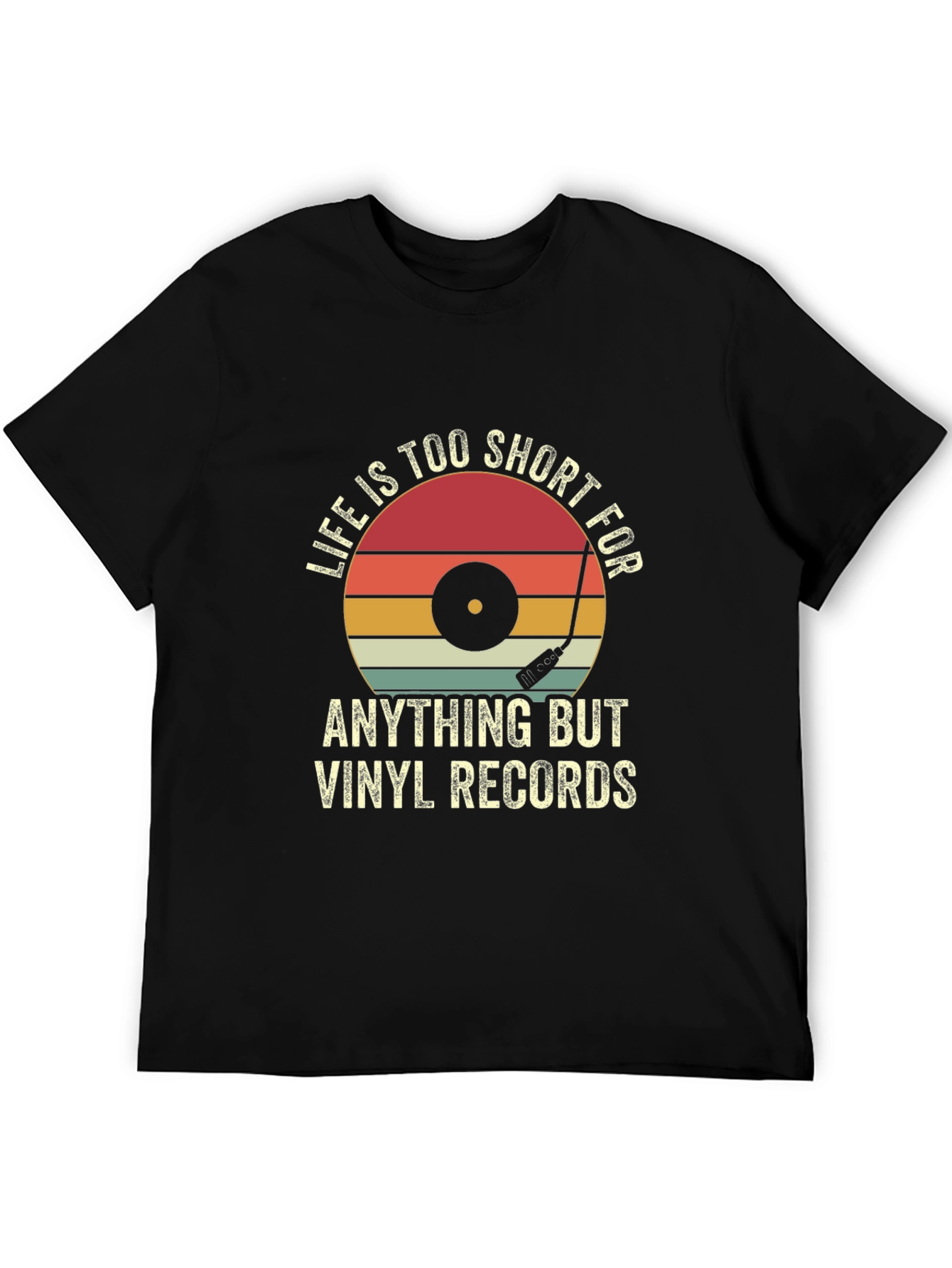 Vinyl Records Graphic T-Shirt