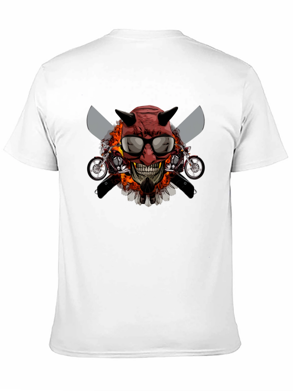 Devil Skull Motorcycle T-Shirt