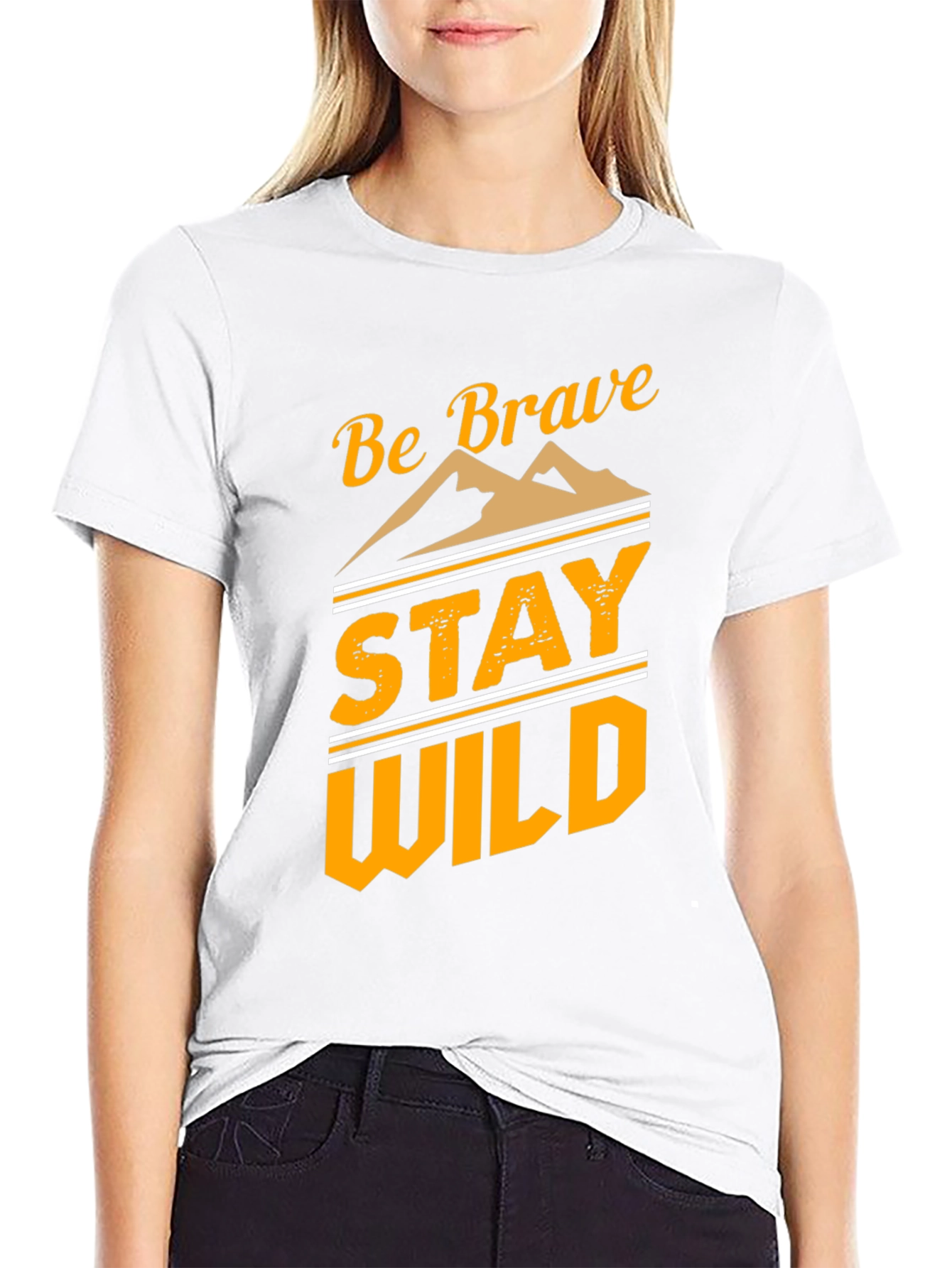 Be Brave Stay Wild Graphic Tee
