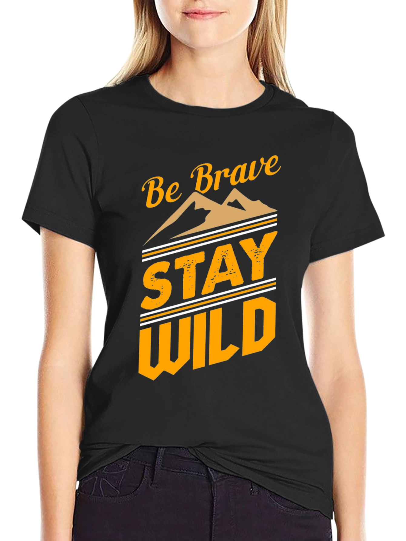Be Brave Stay Wild Graphic Tee