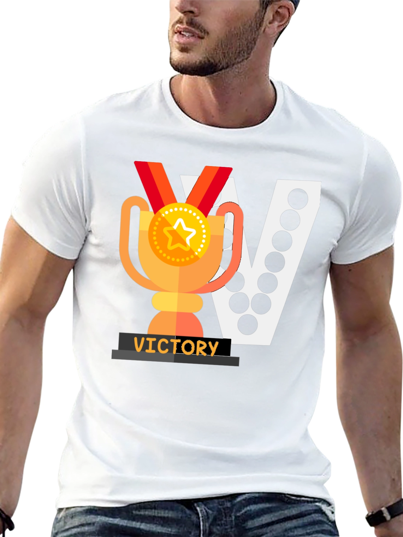 Victory T-Shirt - Graphic Print