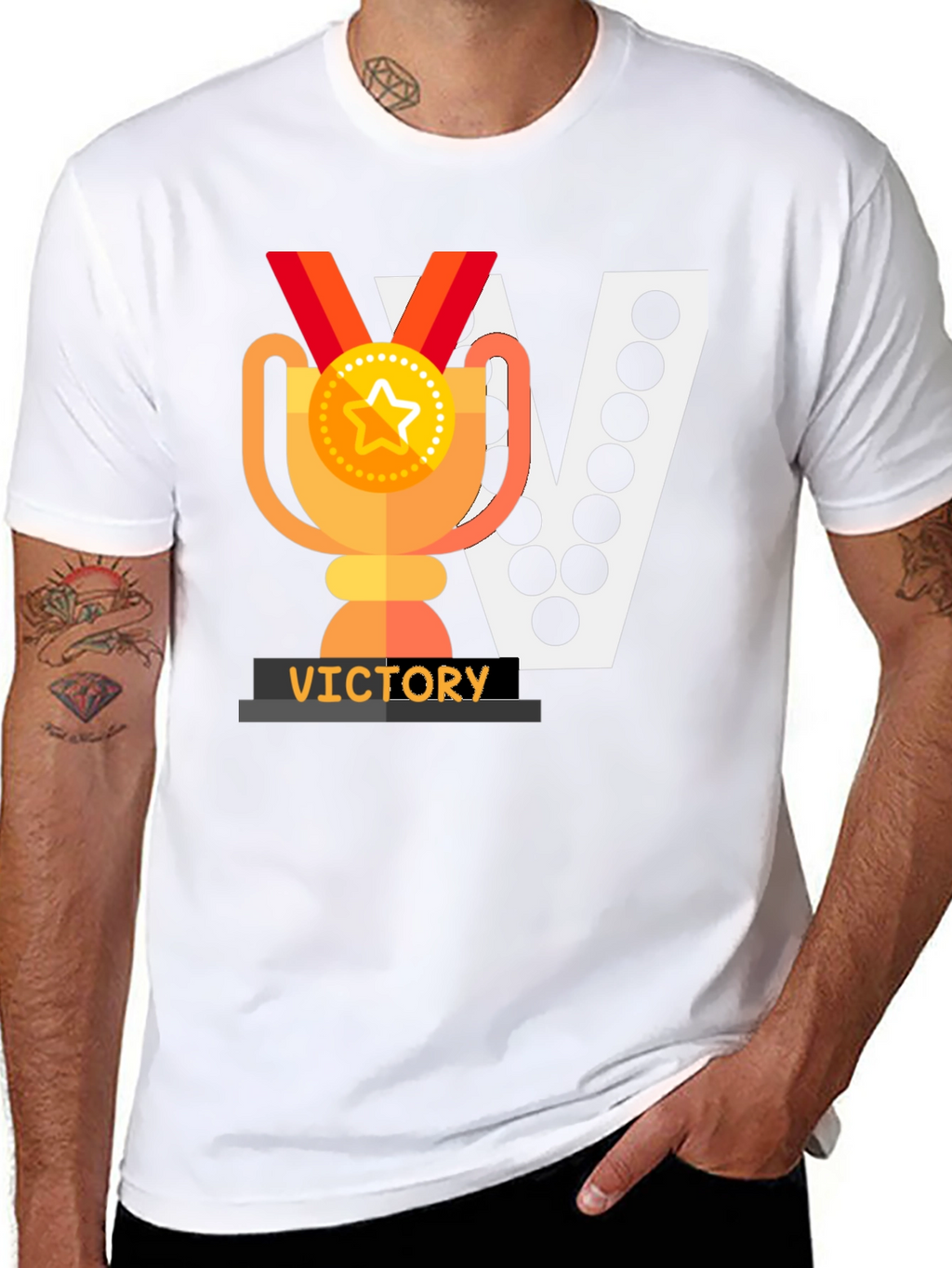 Victory T-Shirt - Graphic Print