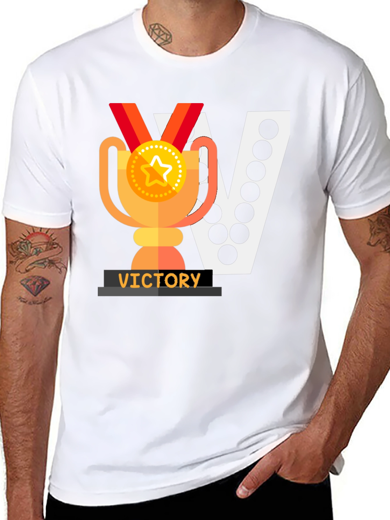Victory T-Shirt - Graphic Print