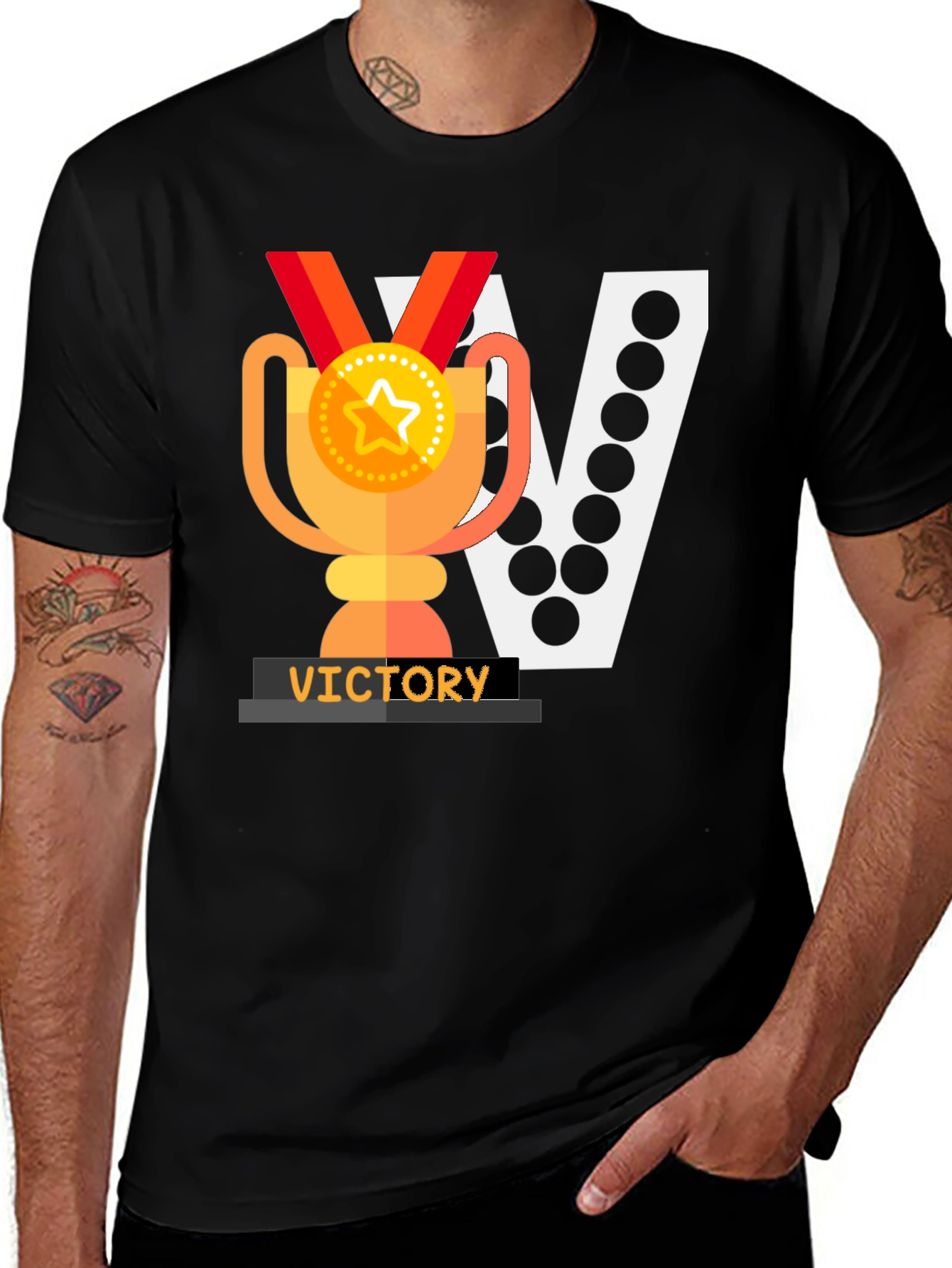 Victory T-Shirt - Graphic Print