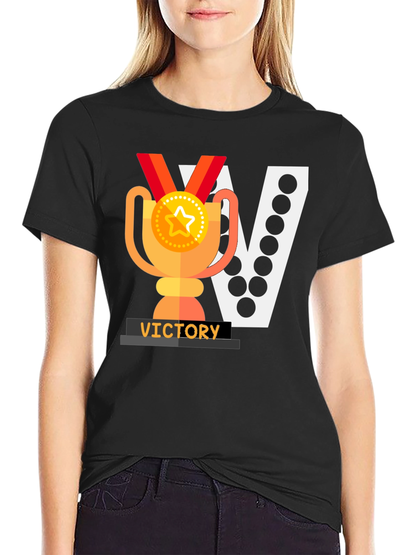 Victory T-Shirt - Graphic Print