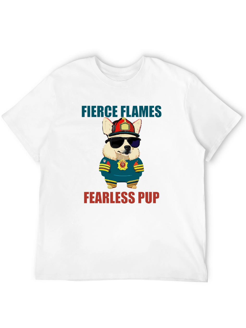 Fierce Flames Fearless Pup T-Shirt