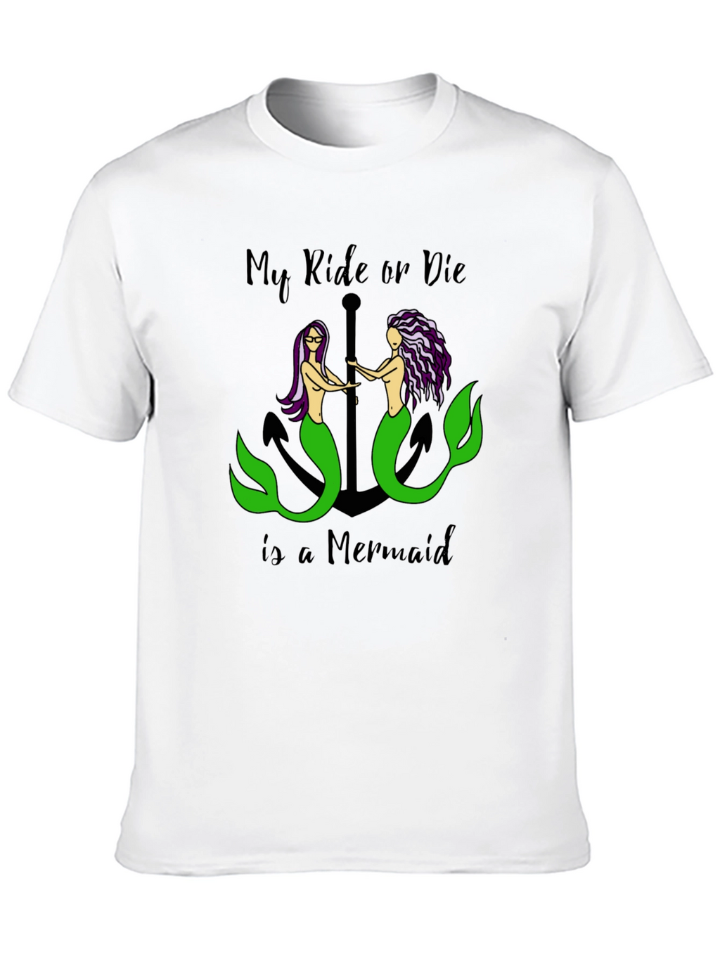 Ride or Die Mermaid Graphic Tee